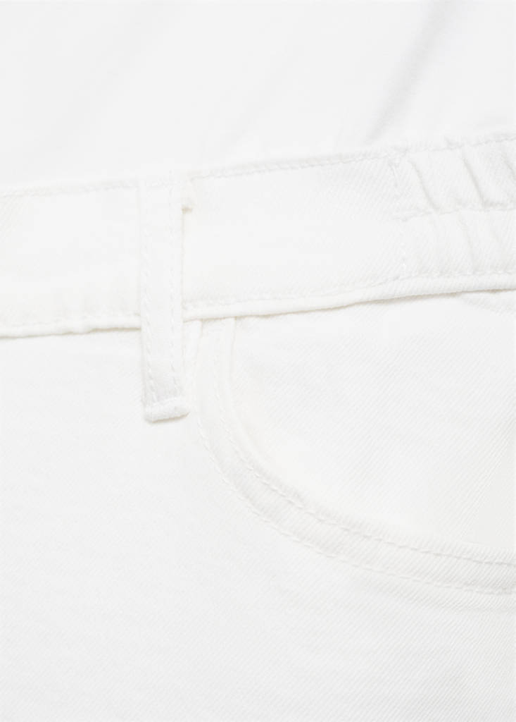 Maternity Straight Jeans — White
