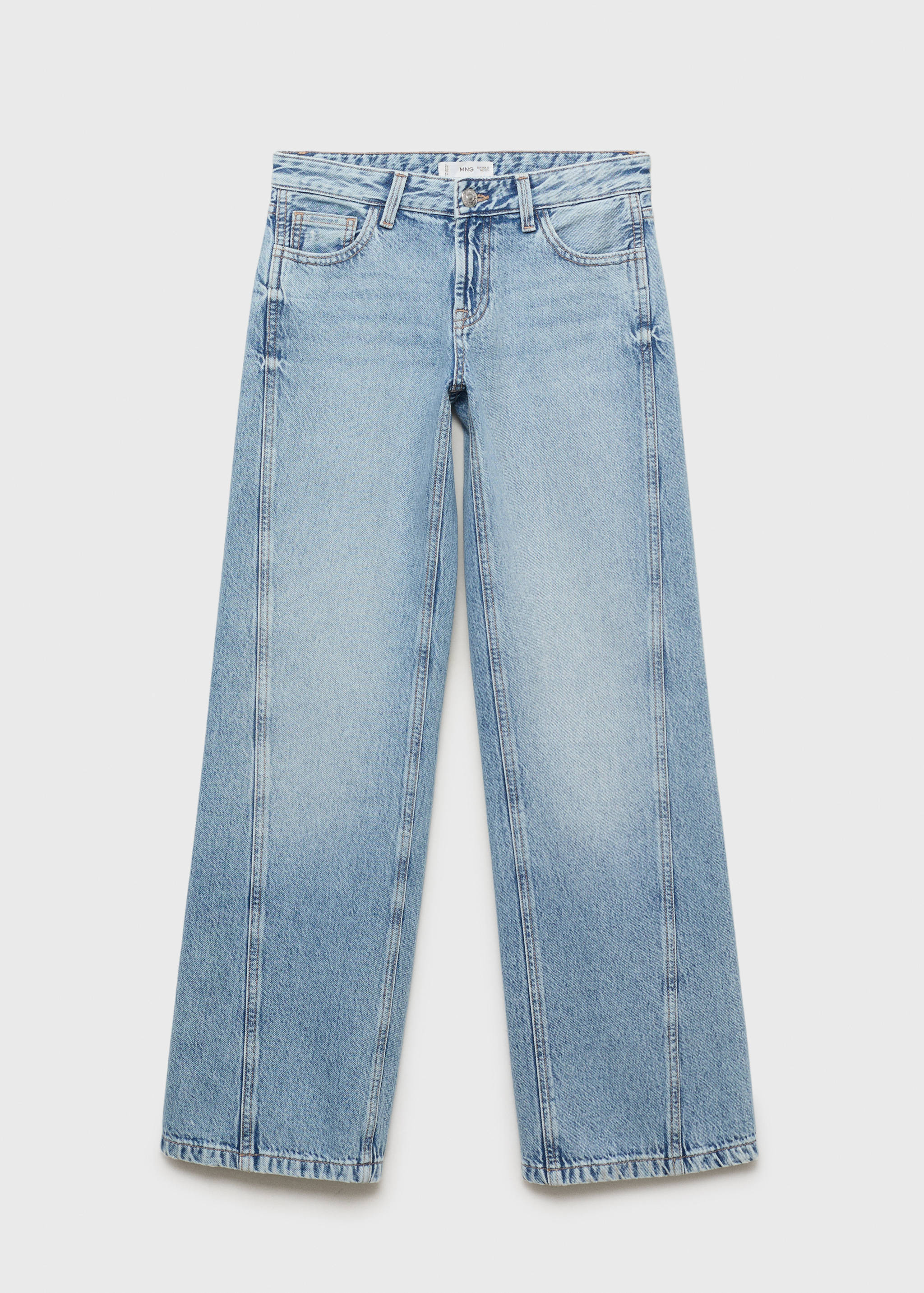 Calças de ganga de cintura baixa wideleg - Artigo sem modelo