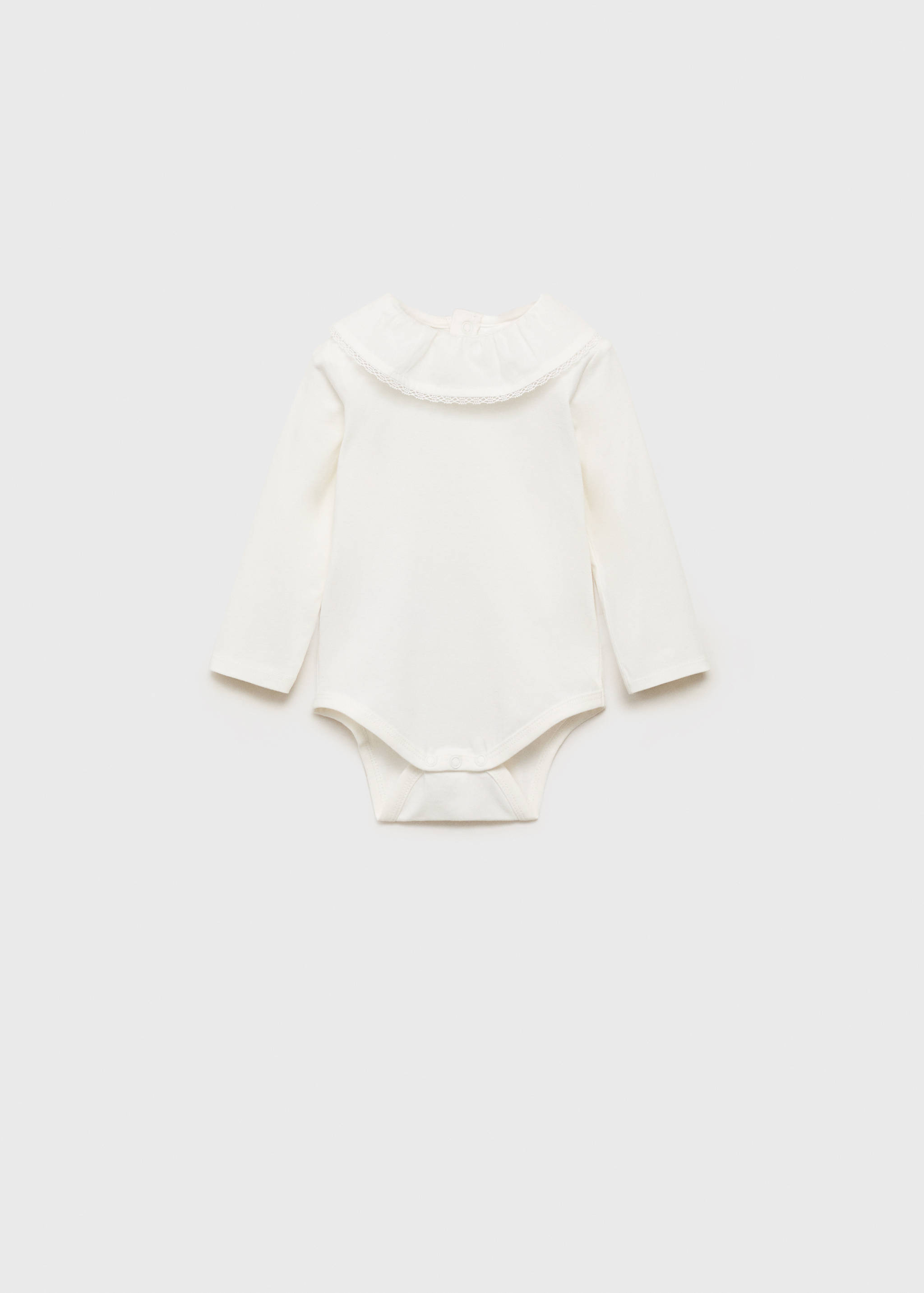 Body cuello babydoll bordado - Artículo sin modelo