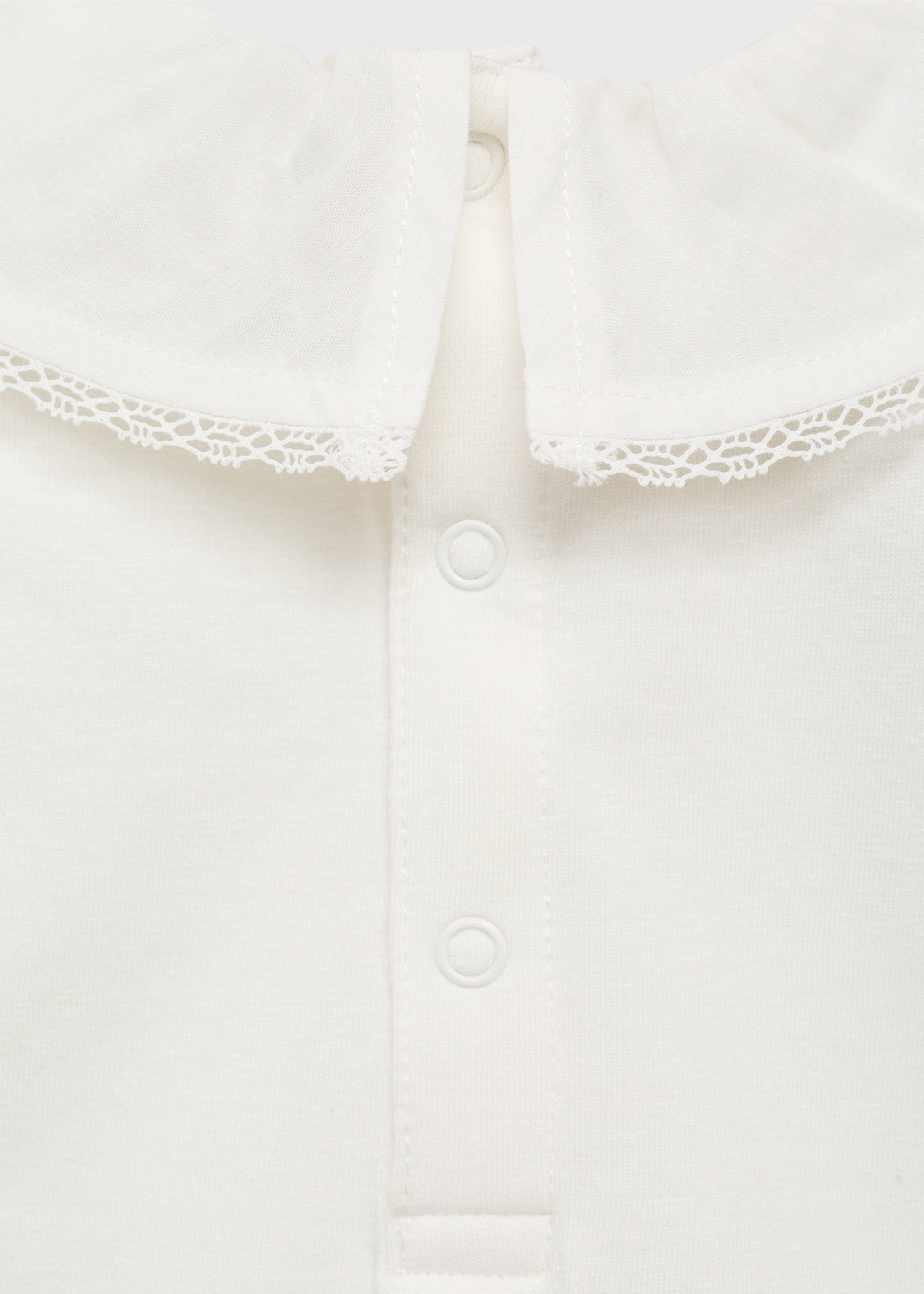 Body cuello babydoll bordado - Detalle del artículo 0, Blanco roto. Ref: 17001254-00.