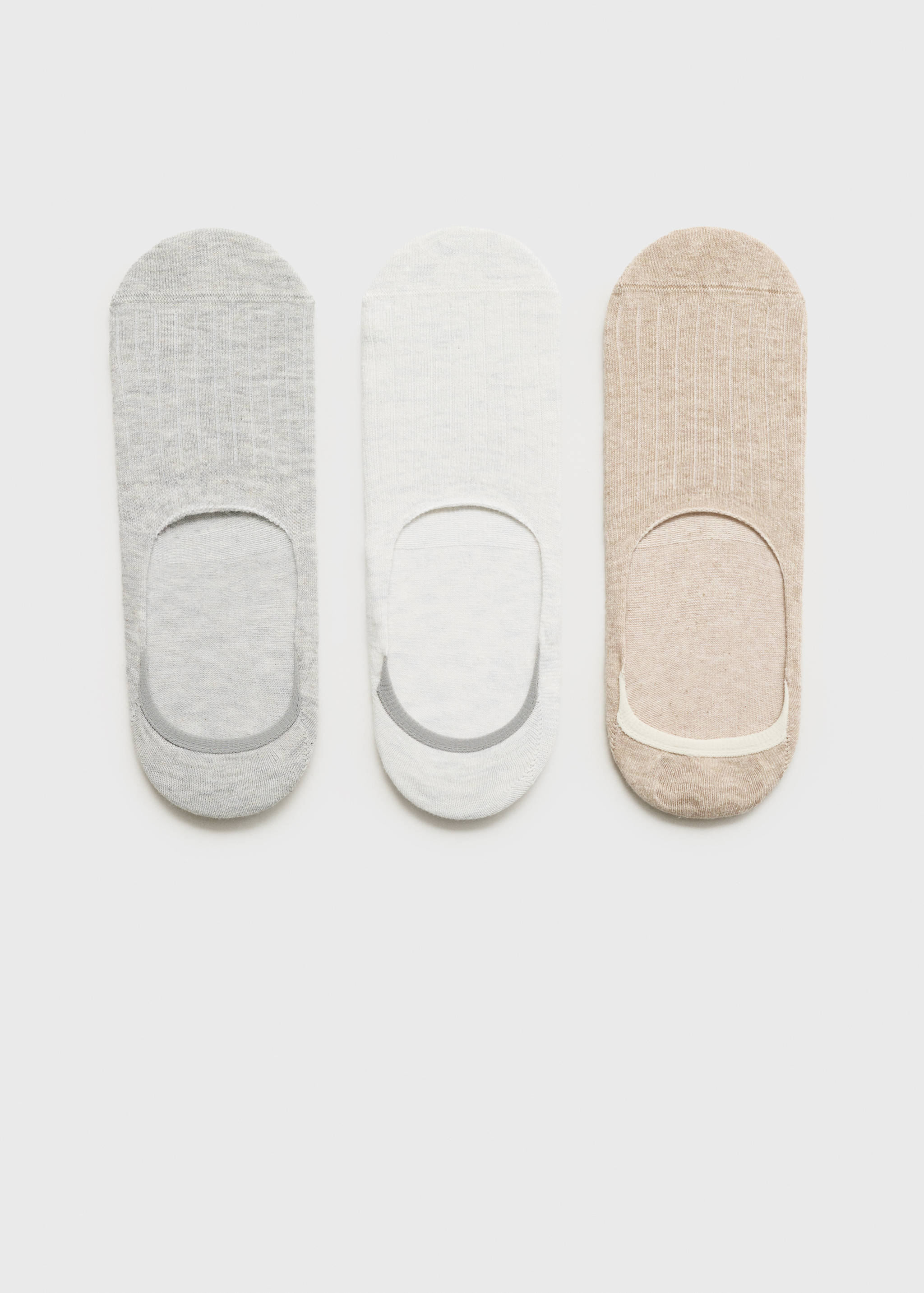 3-pack of invisible socks - Article without model