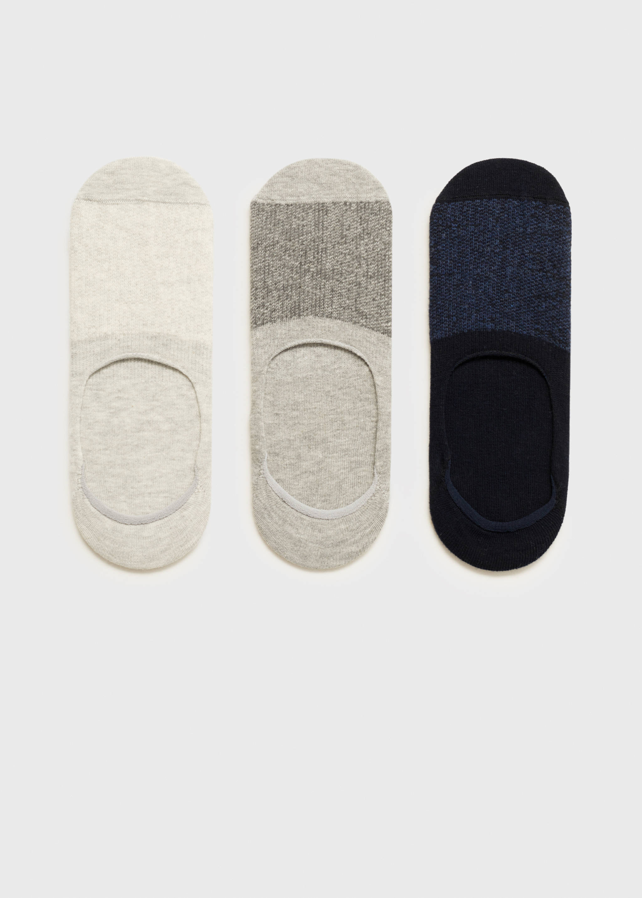 3-pack of invisible socks - Article without model