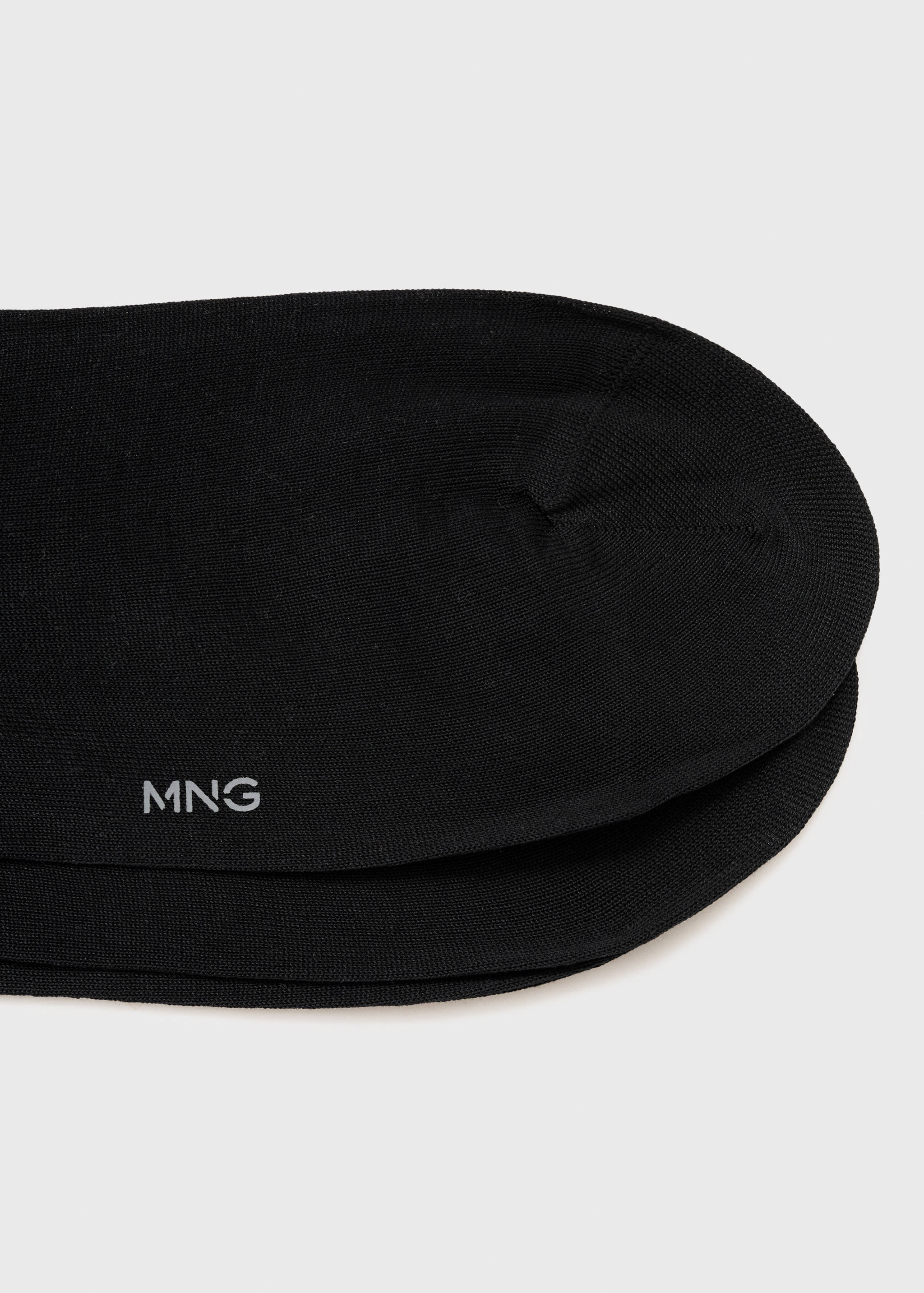 Pack of 2 long cotton socks - Reverse of the article