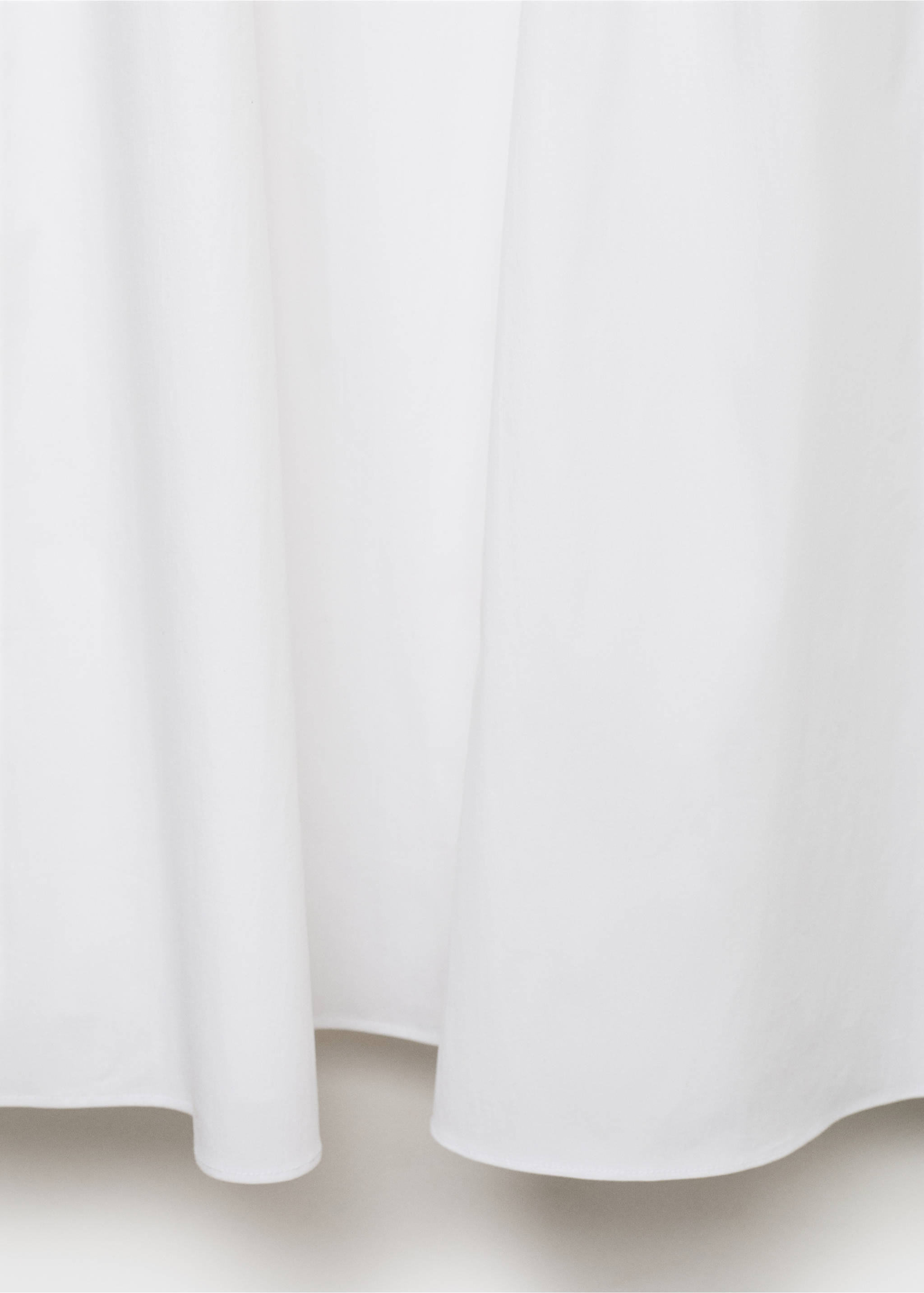 Strapless midi-dress - Details of the article 0, White. Ref: 17001275-00.