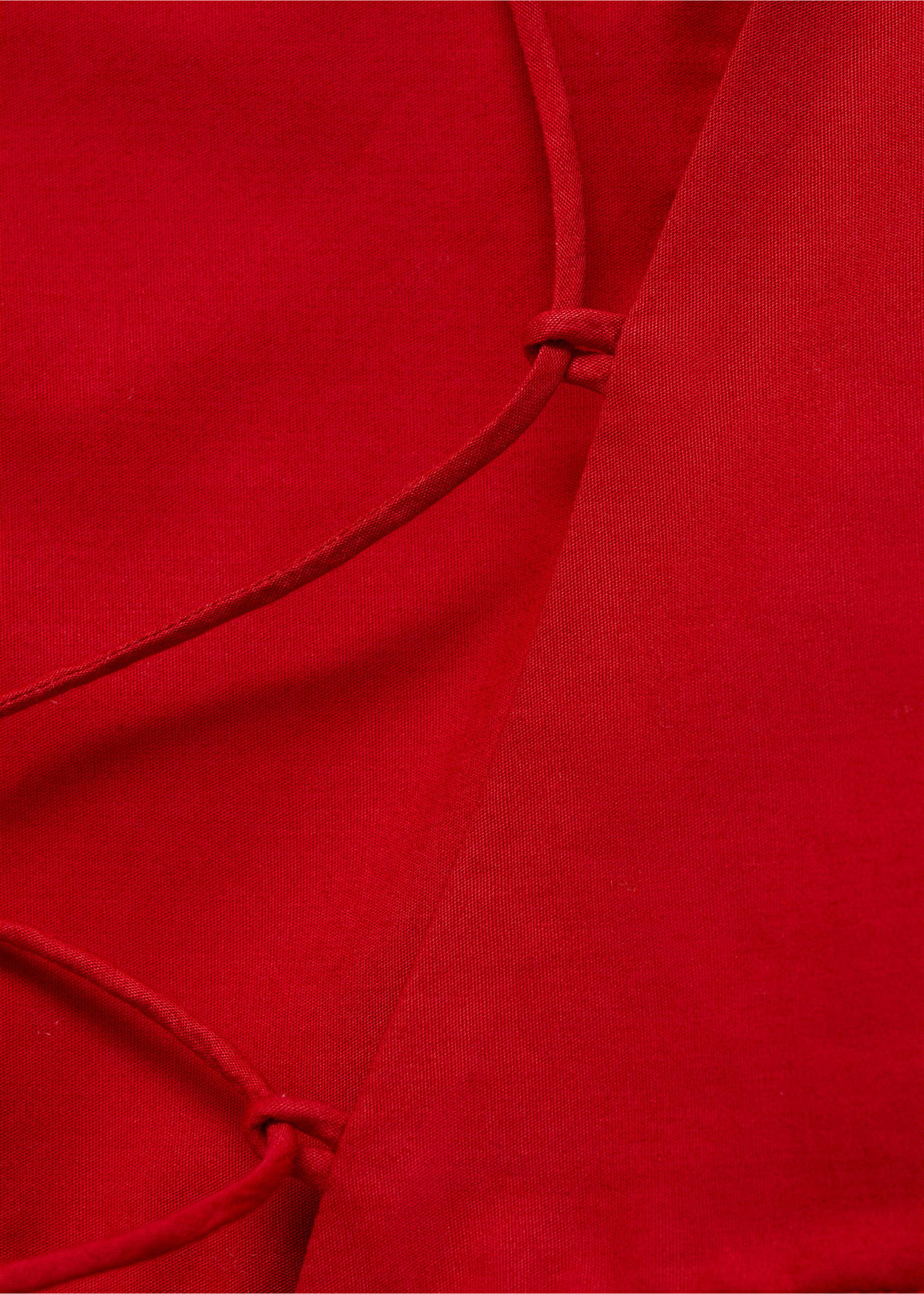 Halter dress with crossed back - Details of the article 0, Dark Orange. Ref: 17001276-00.