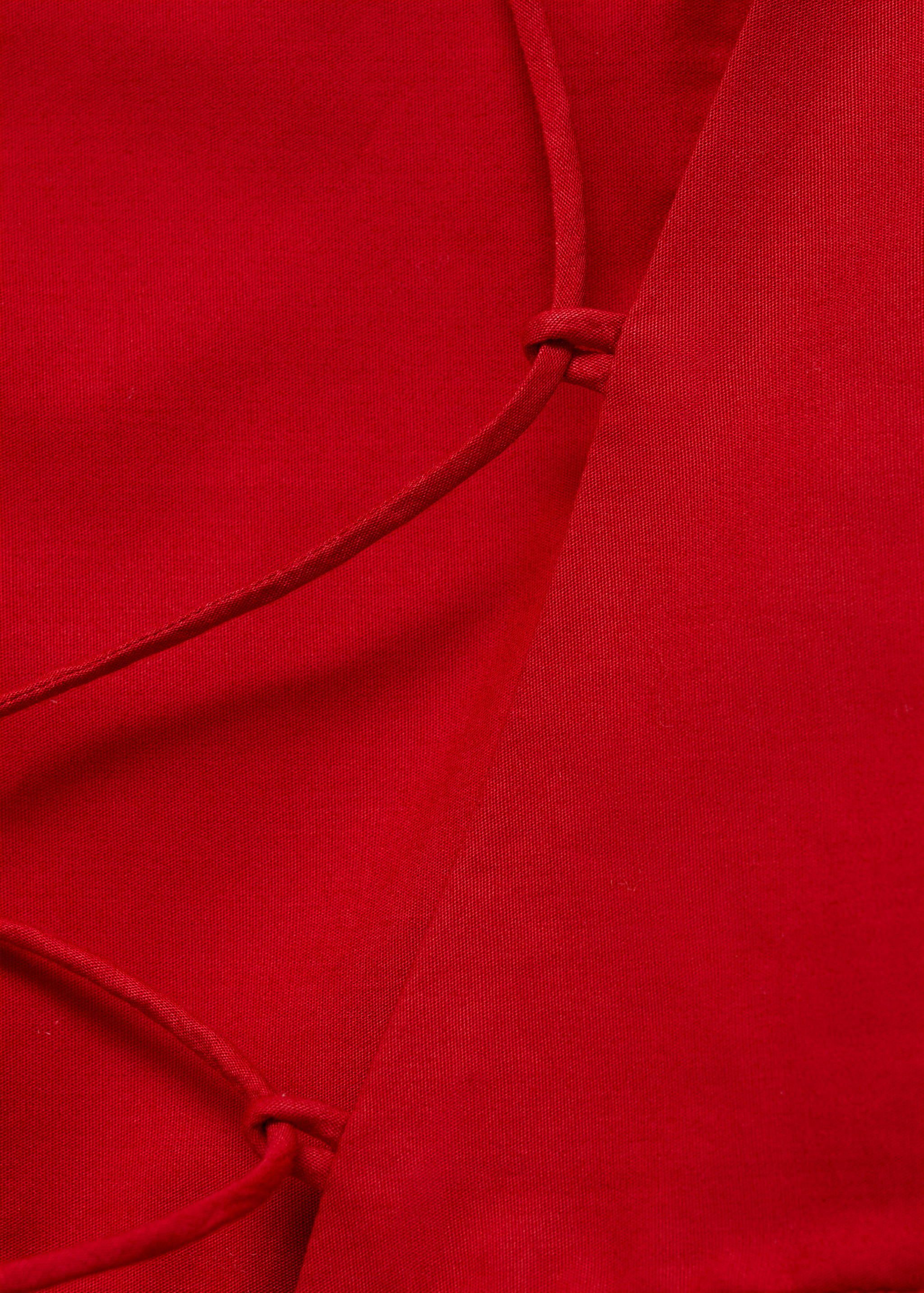 Halter dress with crossed back - Details of the article 0