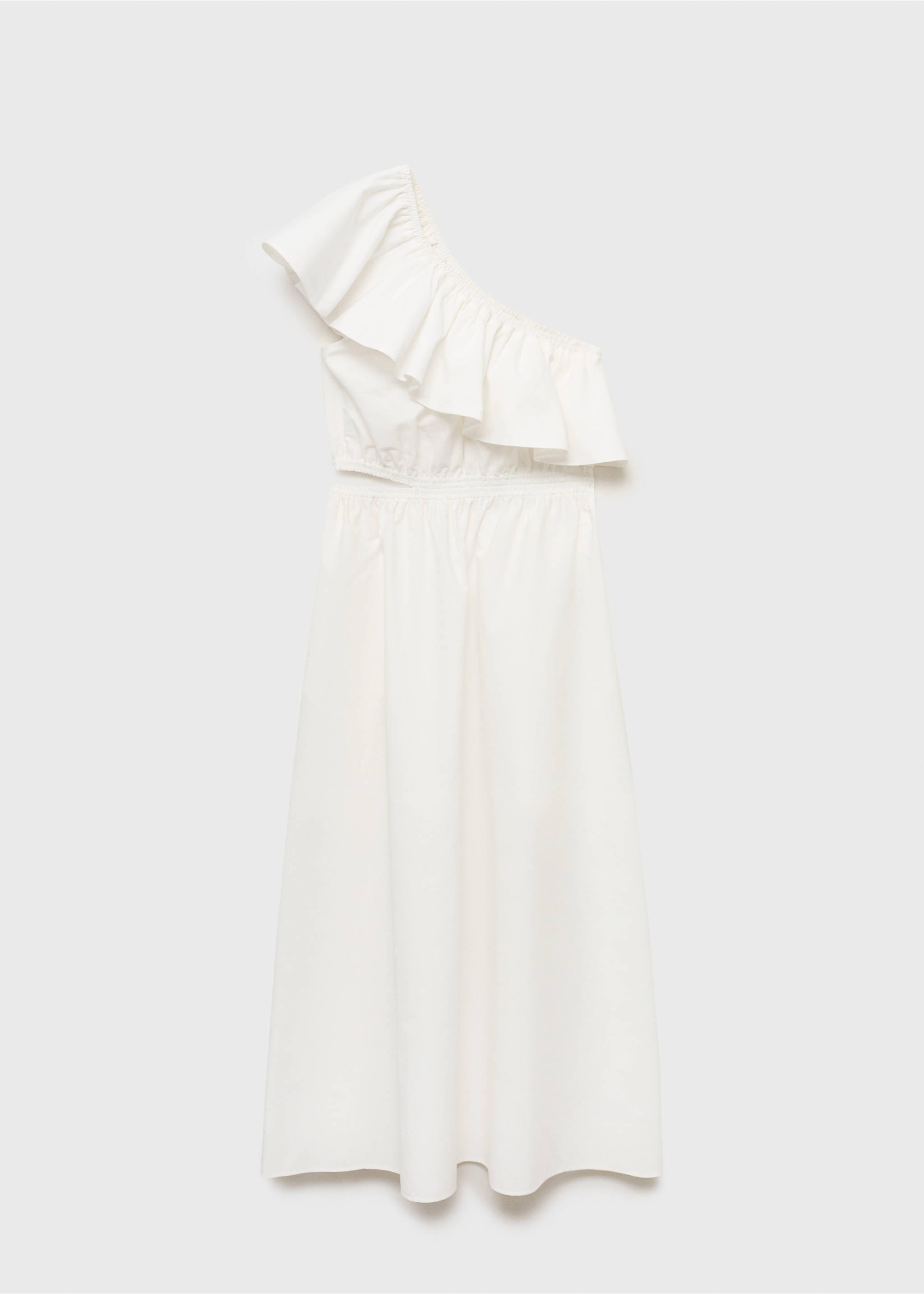 Robe asymétrique cut-out - Article sans modèle, Blanc. Ref: 17001278-00.
