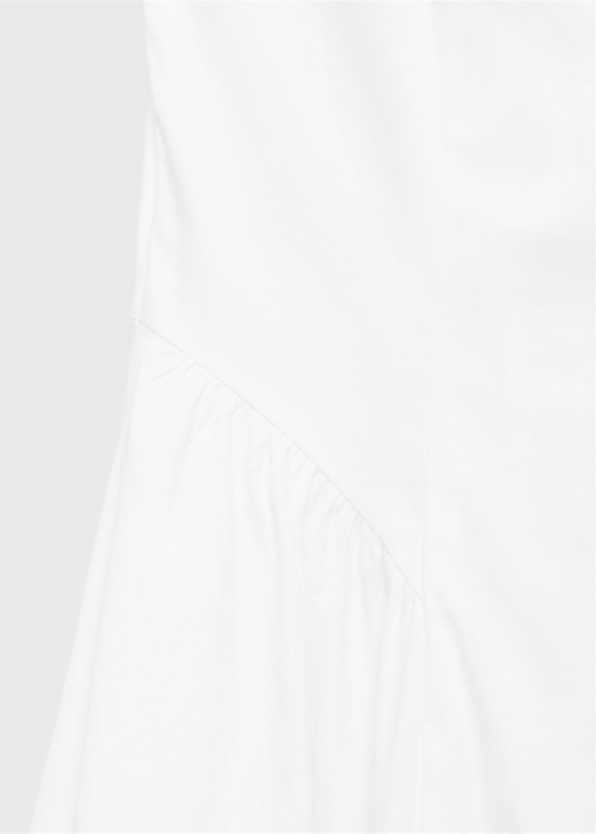 Flared midi-dress - Details of the article 8, White. Ref: 17001283-00.