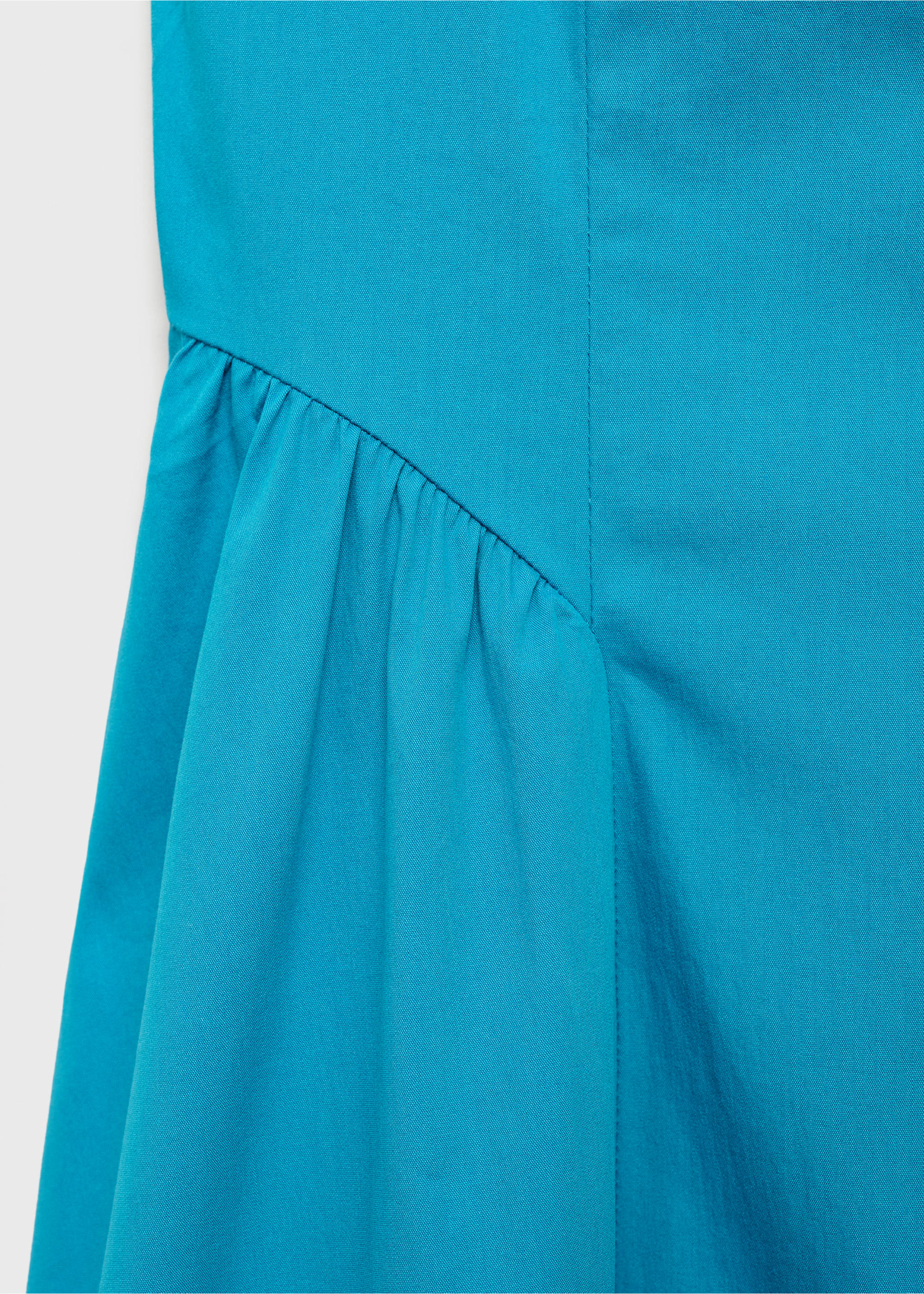 Flared midi-dress - Details of the article 8, Blue. Ref: 17001283-00.
