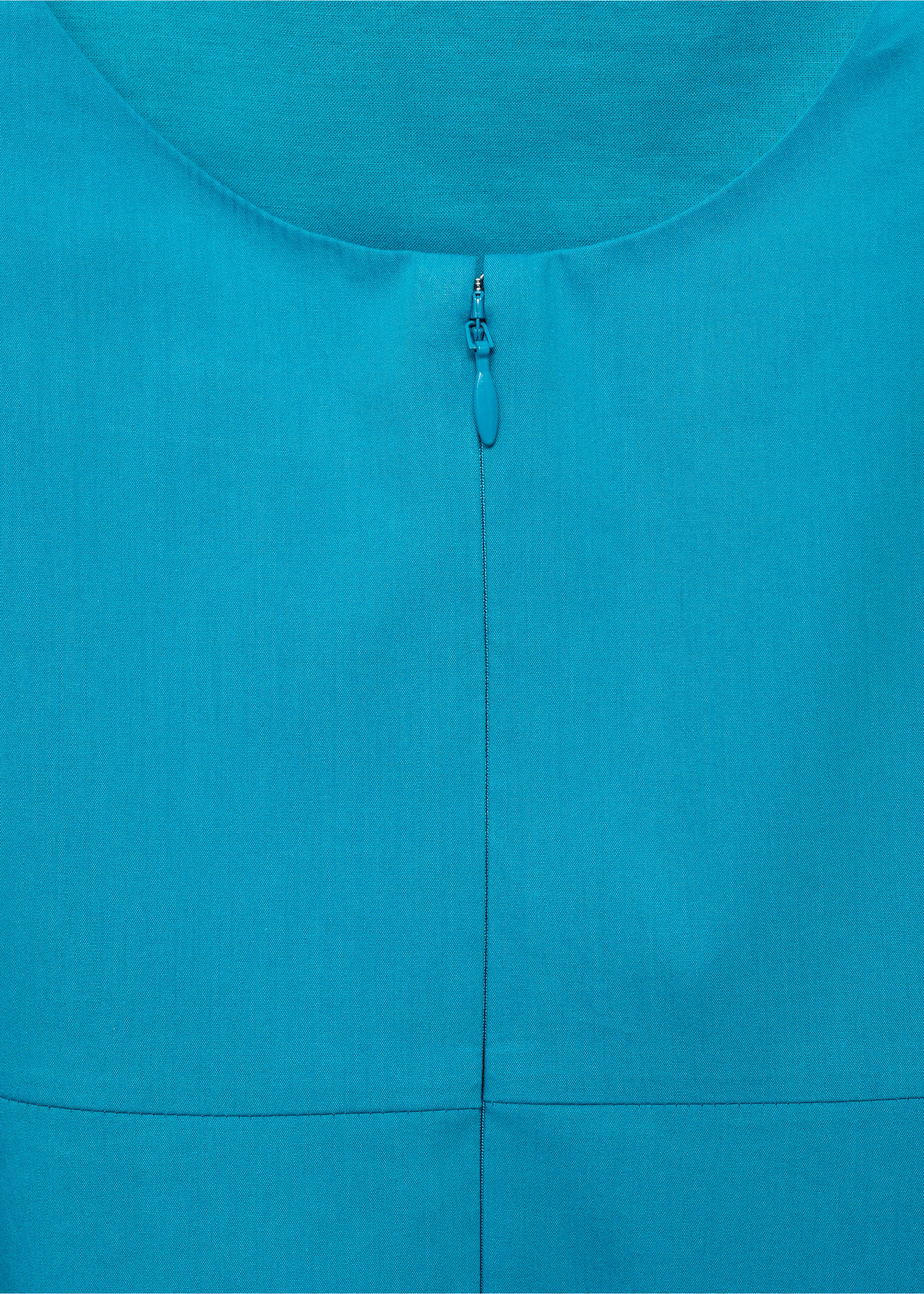 Flared midi-dress - Details of the article 0, Blue. Ref: 17001283-00.