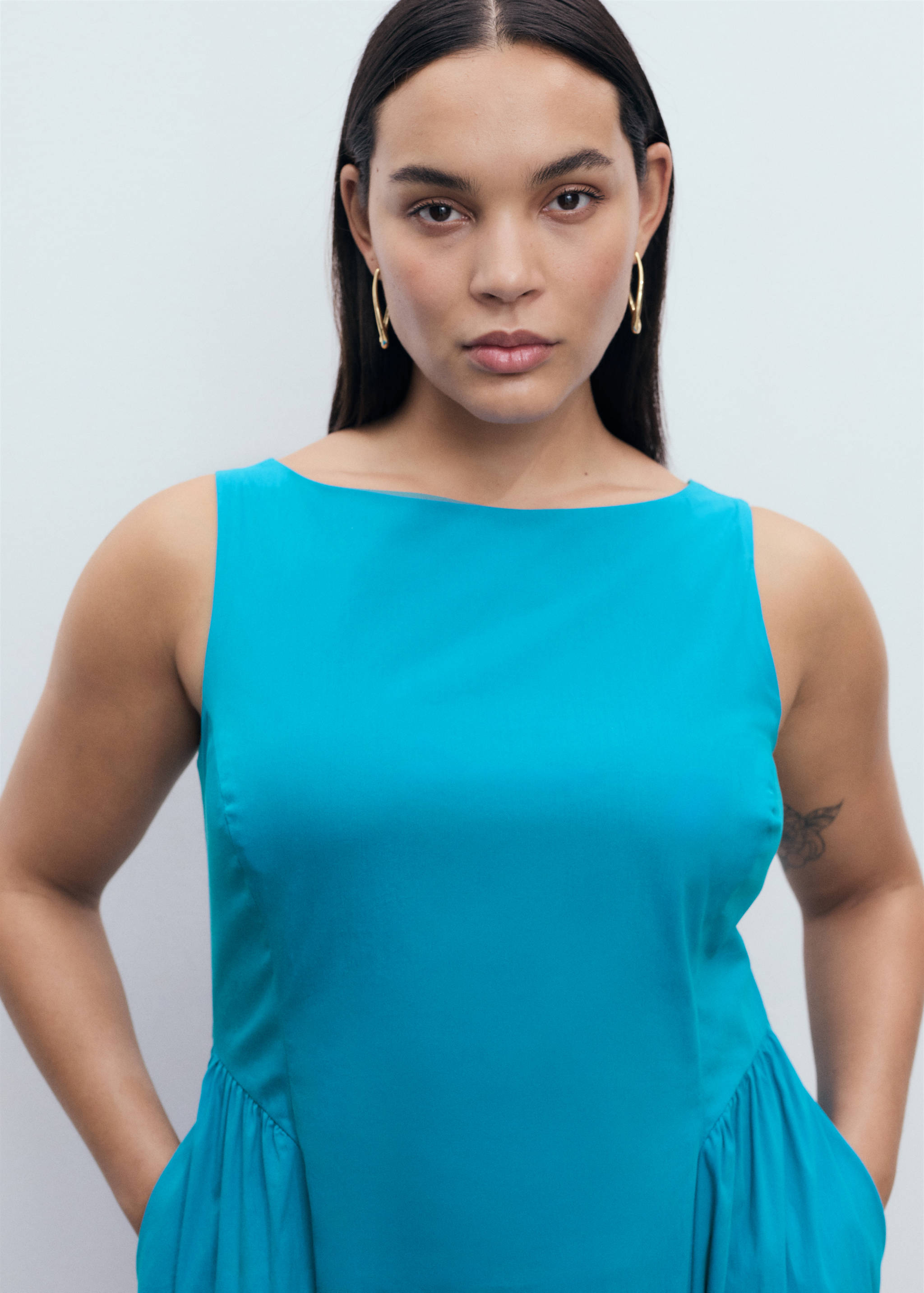 Flared midi-dress - Details of the article 4