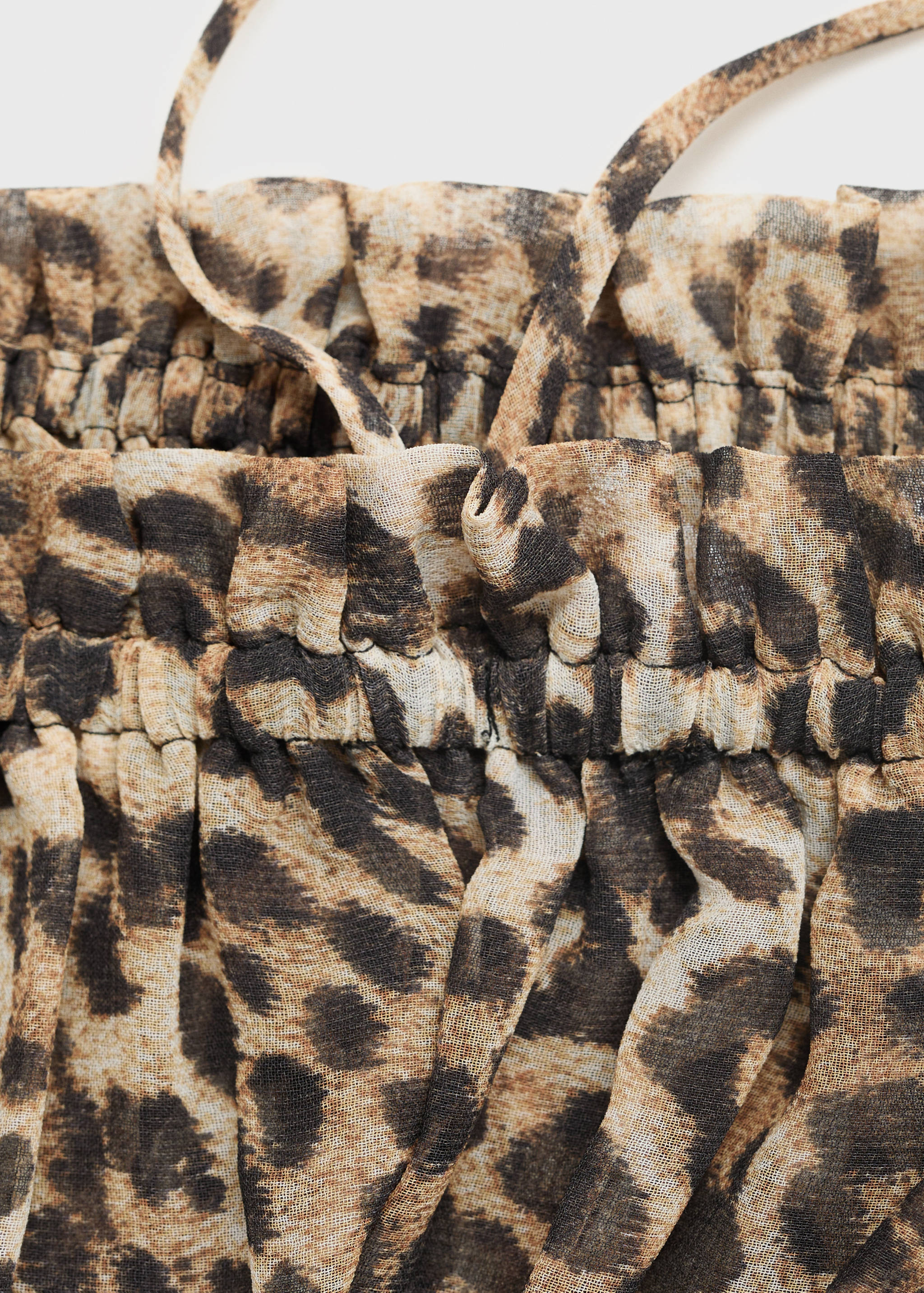 Leopardmönstrad maxiklänning - Detaljer om artikeln 0