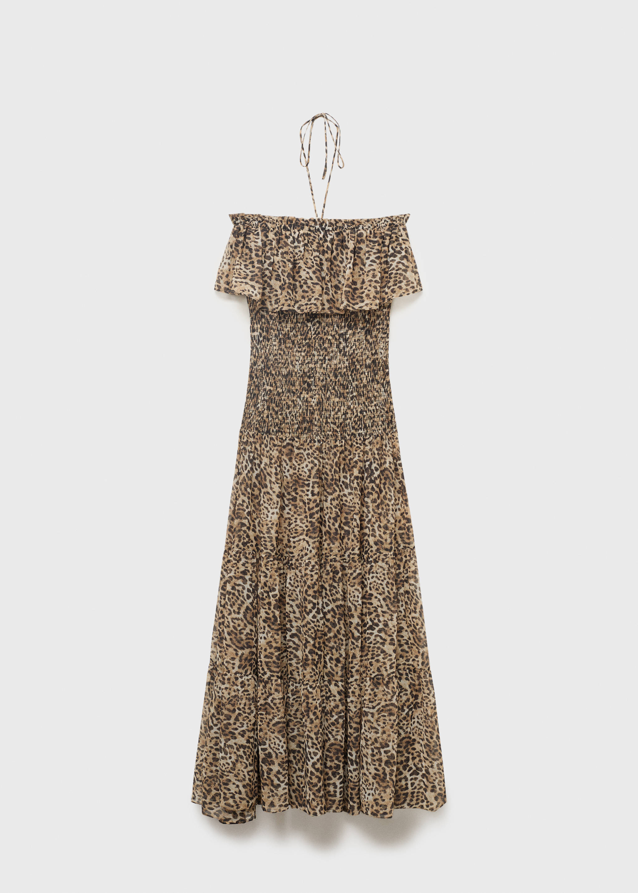 Robe maxi imprimé léopard - Article sans modèle