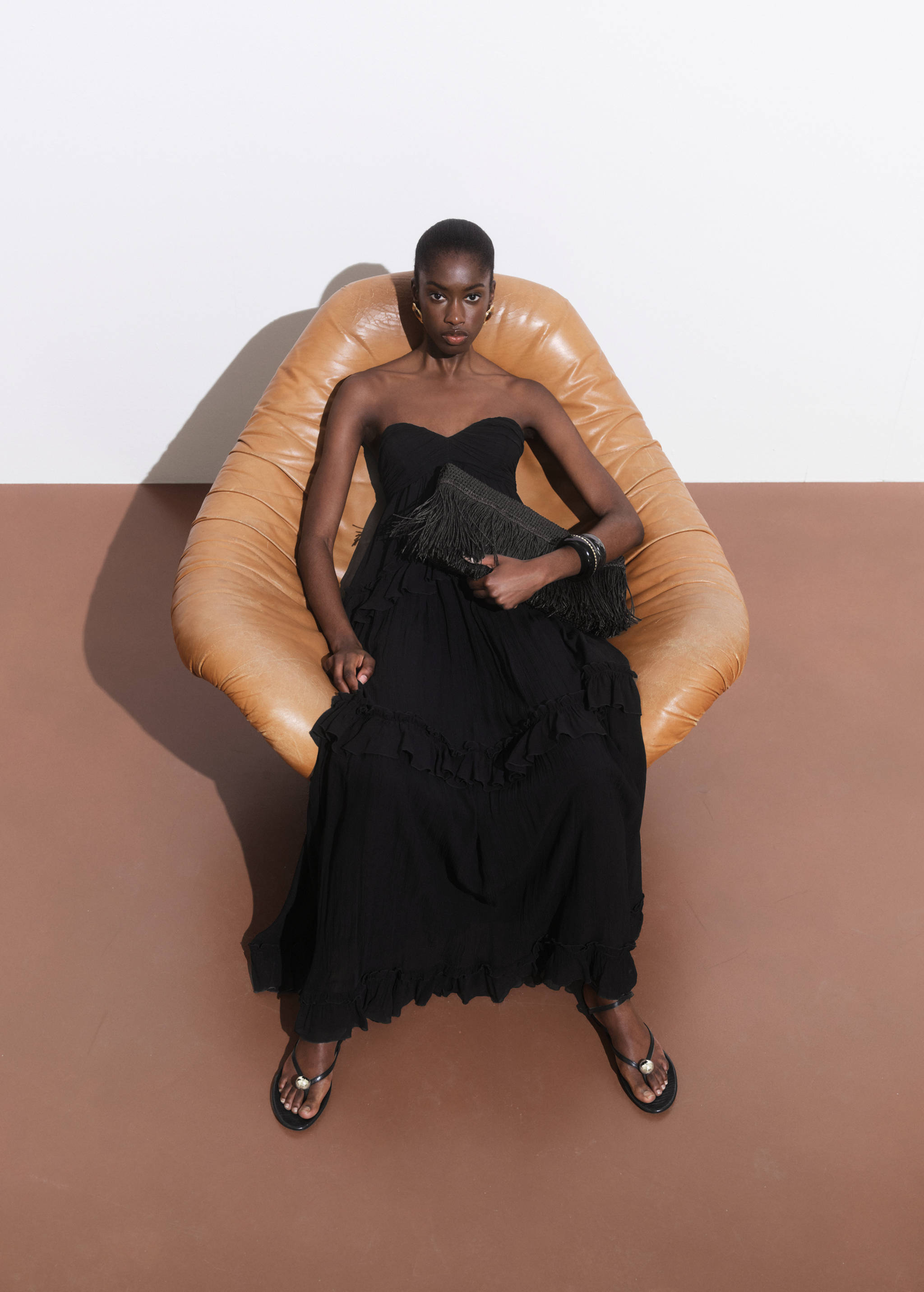 Strapless maxi-dress - Details of the article 2