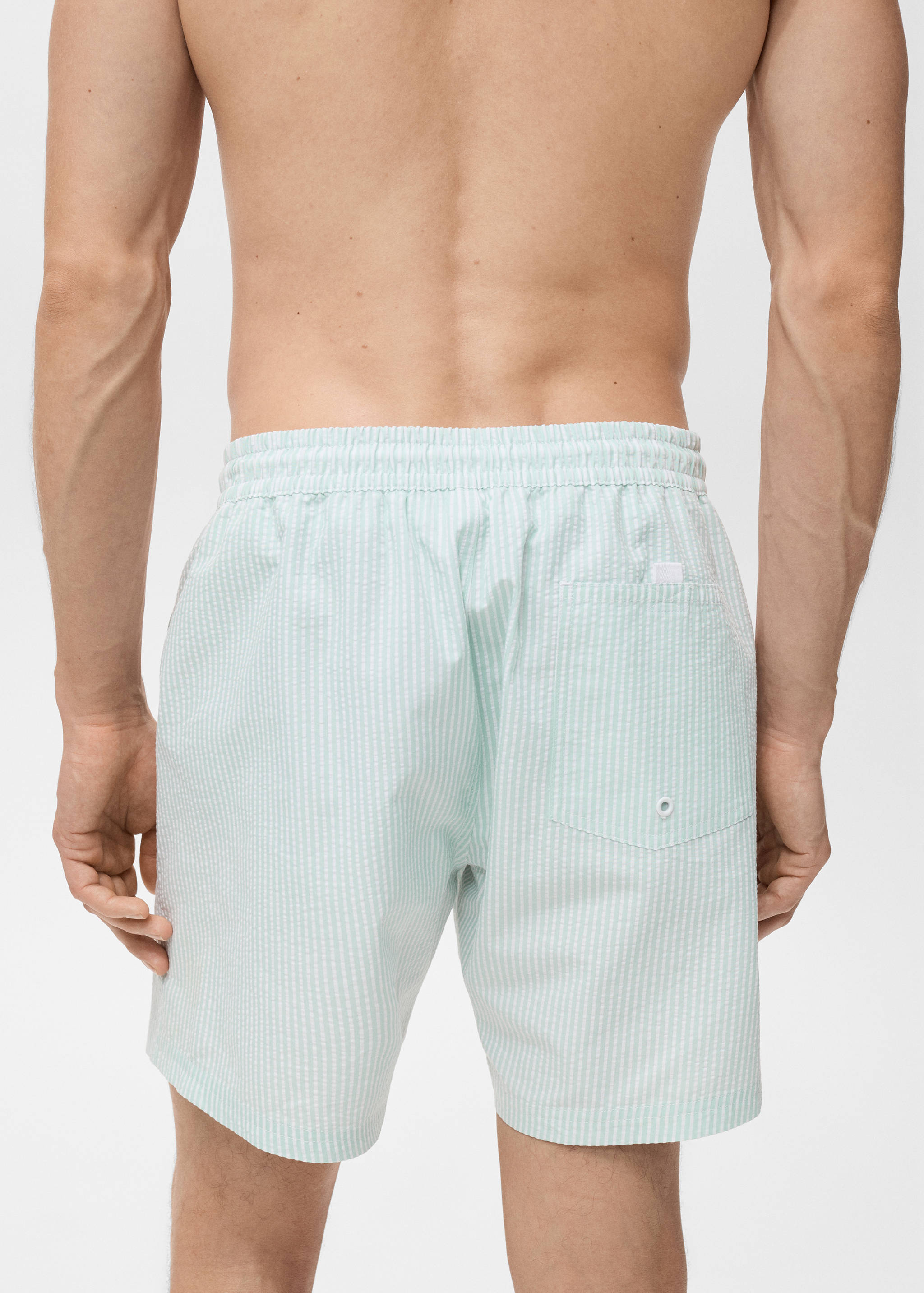 Seersucker swimming trunks - Details of the article 6