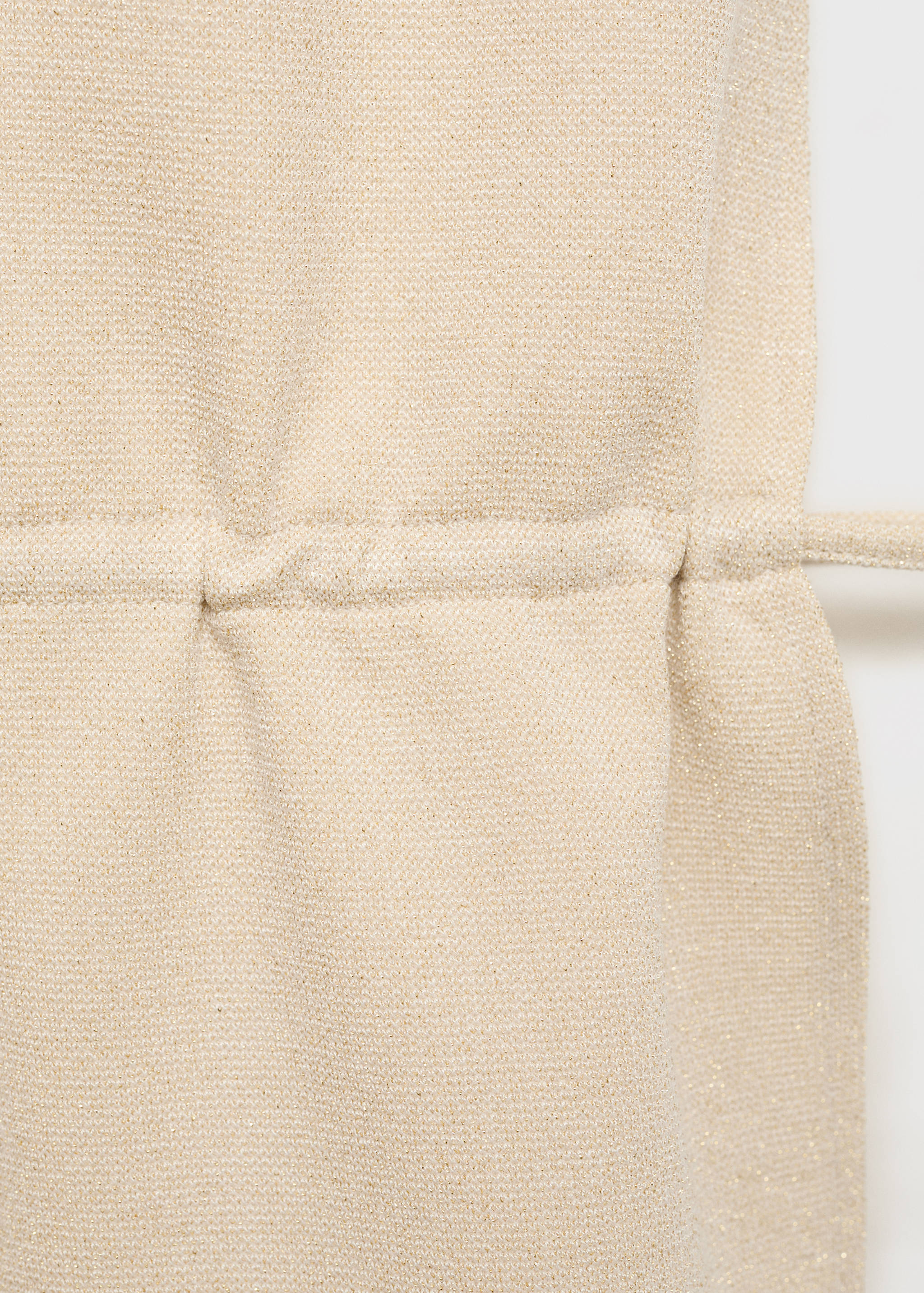 Топ из трикотажа с люрексом и американской проймой - Деталь изделия 8
