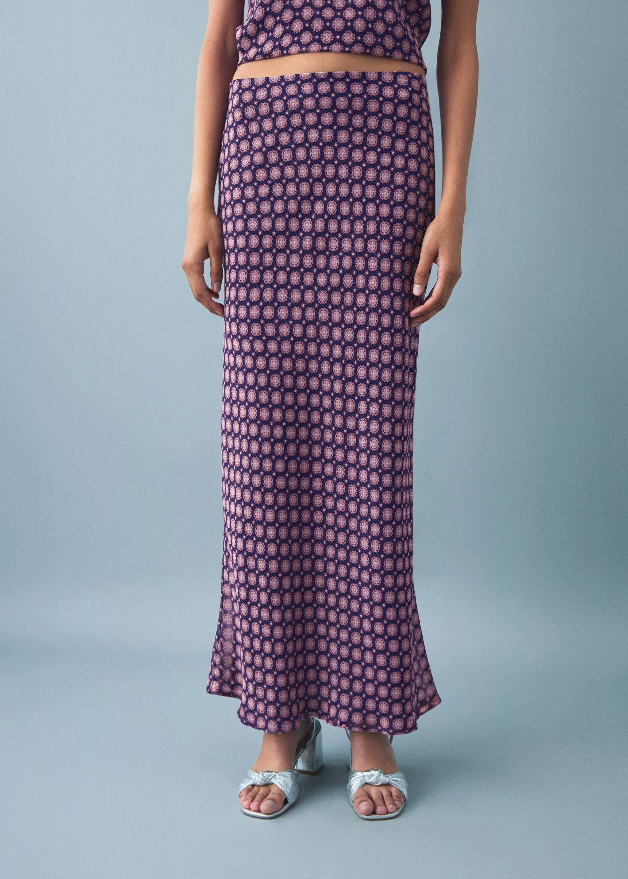 Faldilla estampat fluid - Revers de l'article