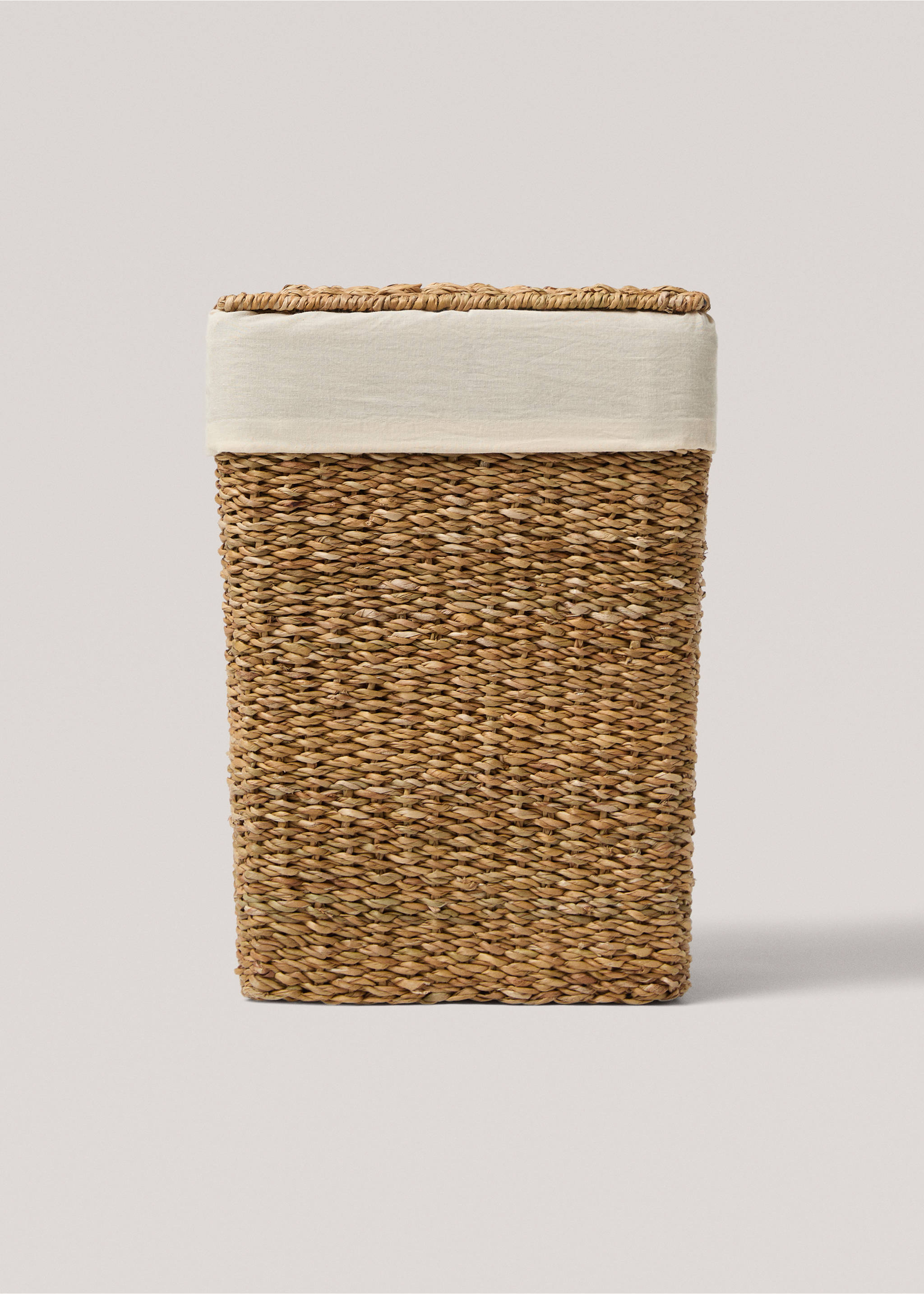 Medium seagrass clothes basket - Article without model, Brown. Ref: 17001523-00.