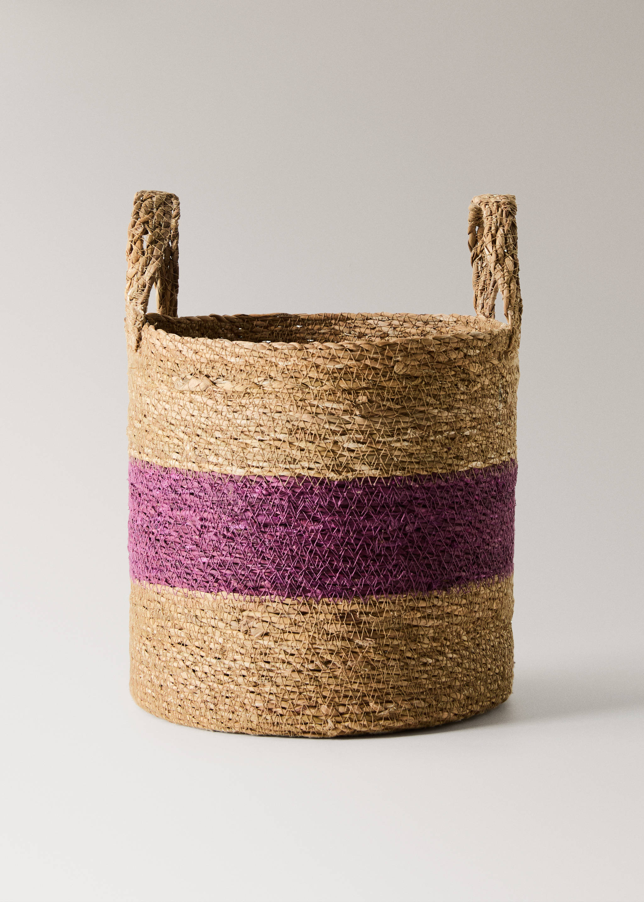 Csíkos tengerifű kosár - Termék modell nélkül