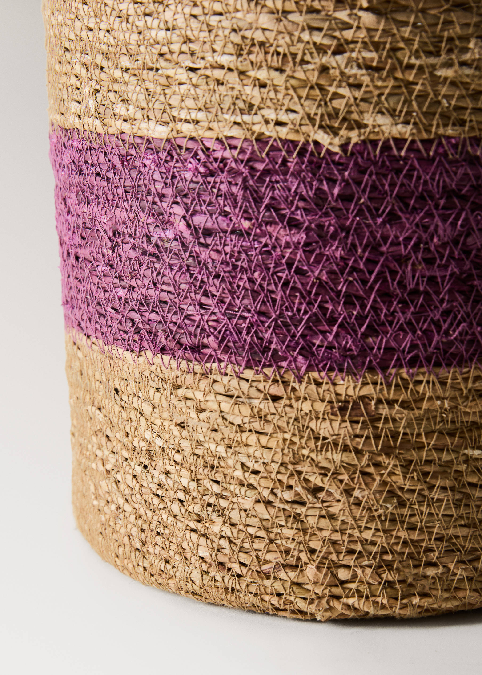 Csíkos tengerifű kosár - A termék adatai 2