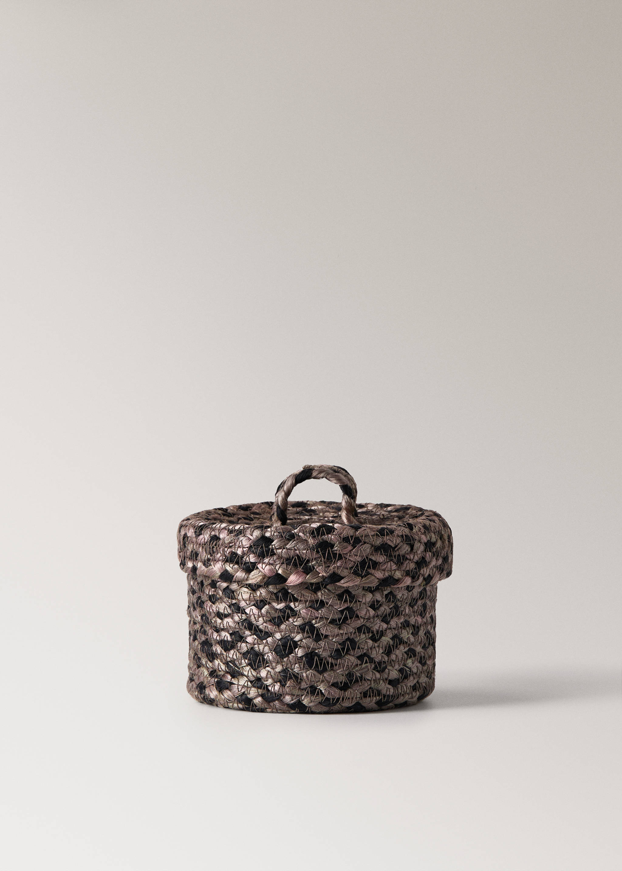 Cistella jute melange tapa petita - Article sense model