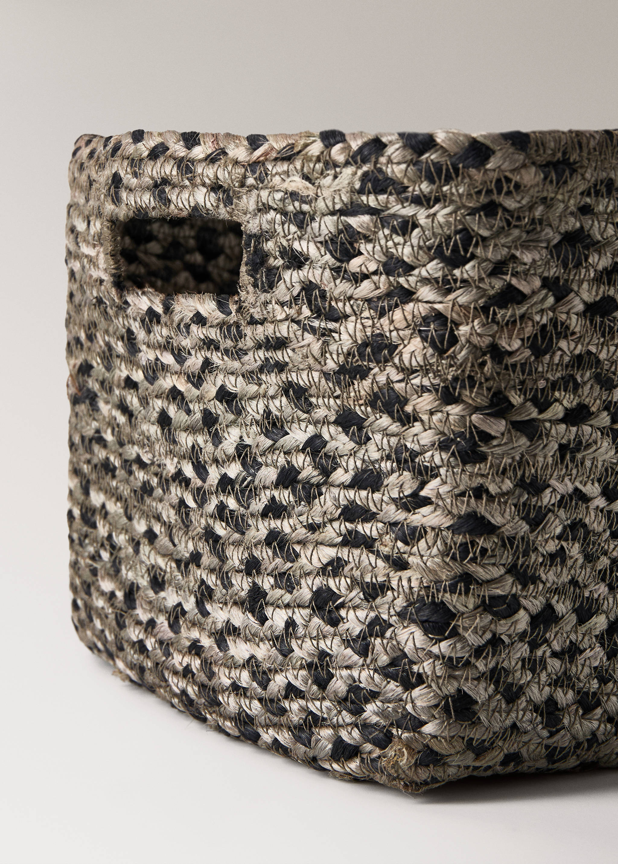 Cistella jute melange gran - Detall de l'article 2