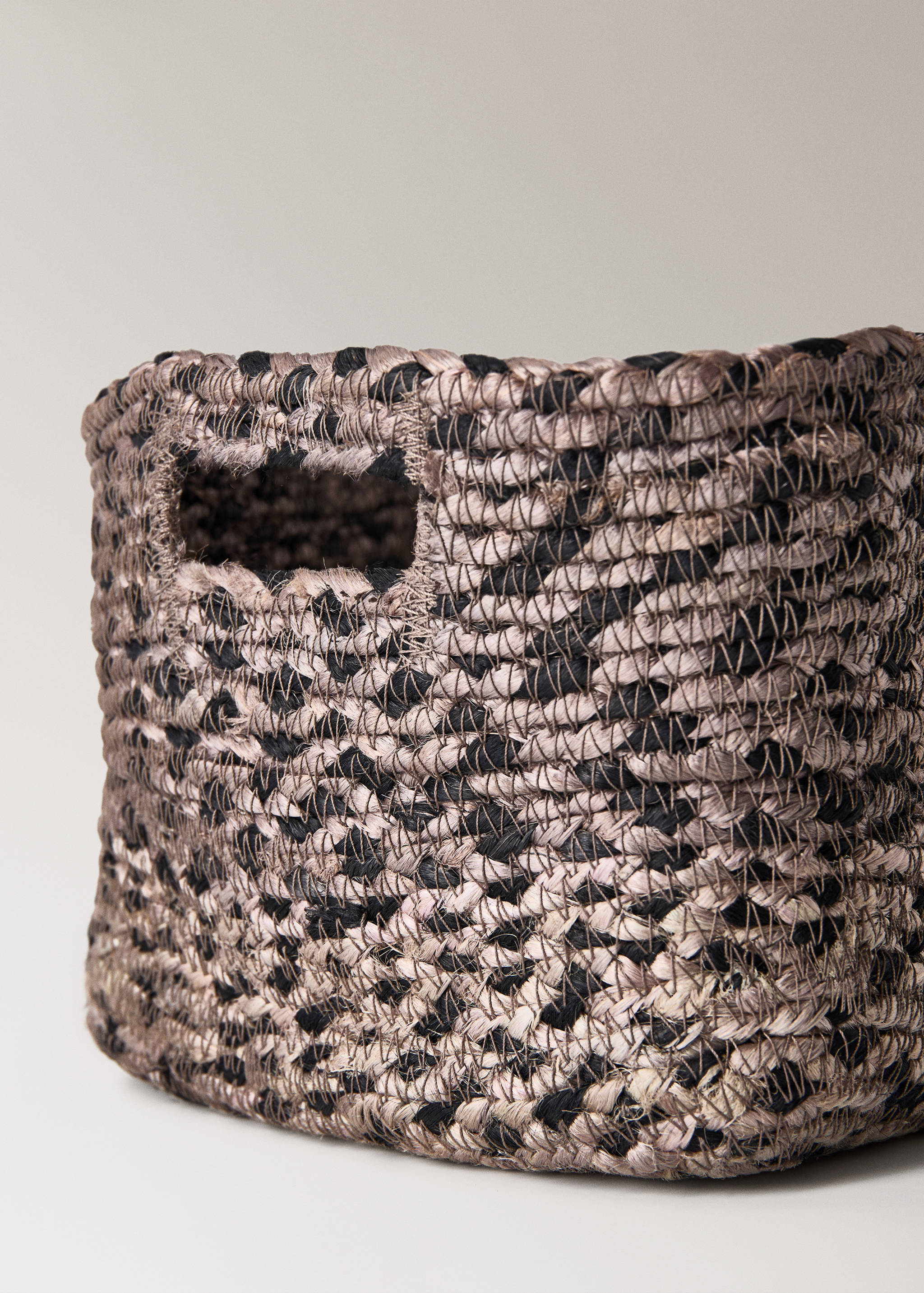 Cistella jute melange mitjana - Detall de l'article 2