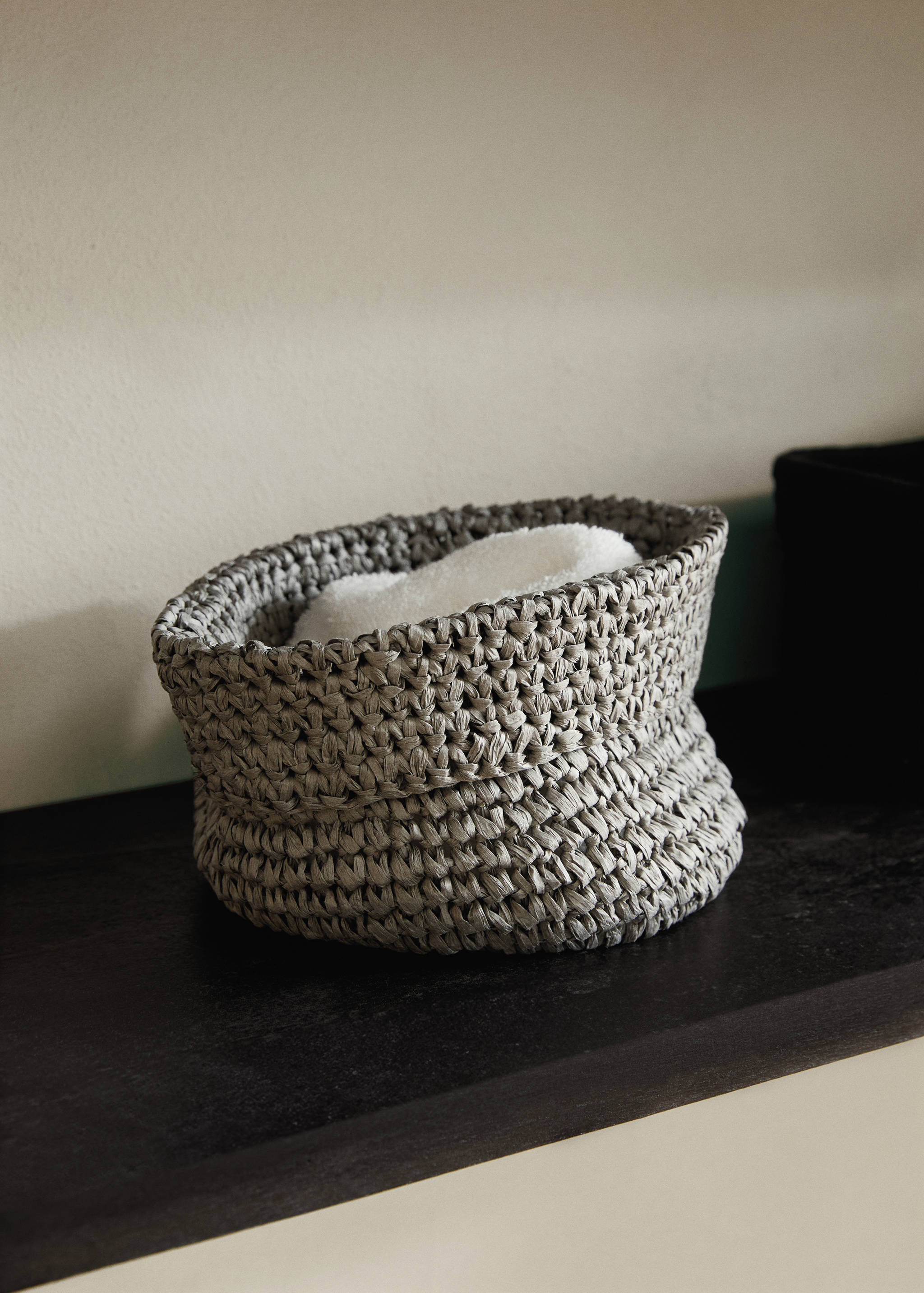 Crochet paper basket - General plane
