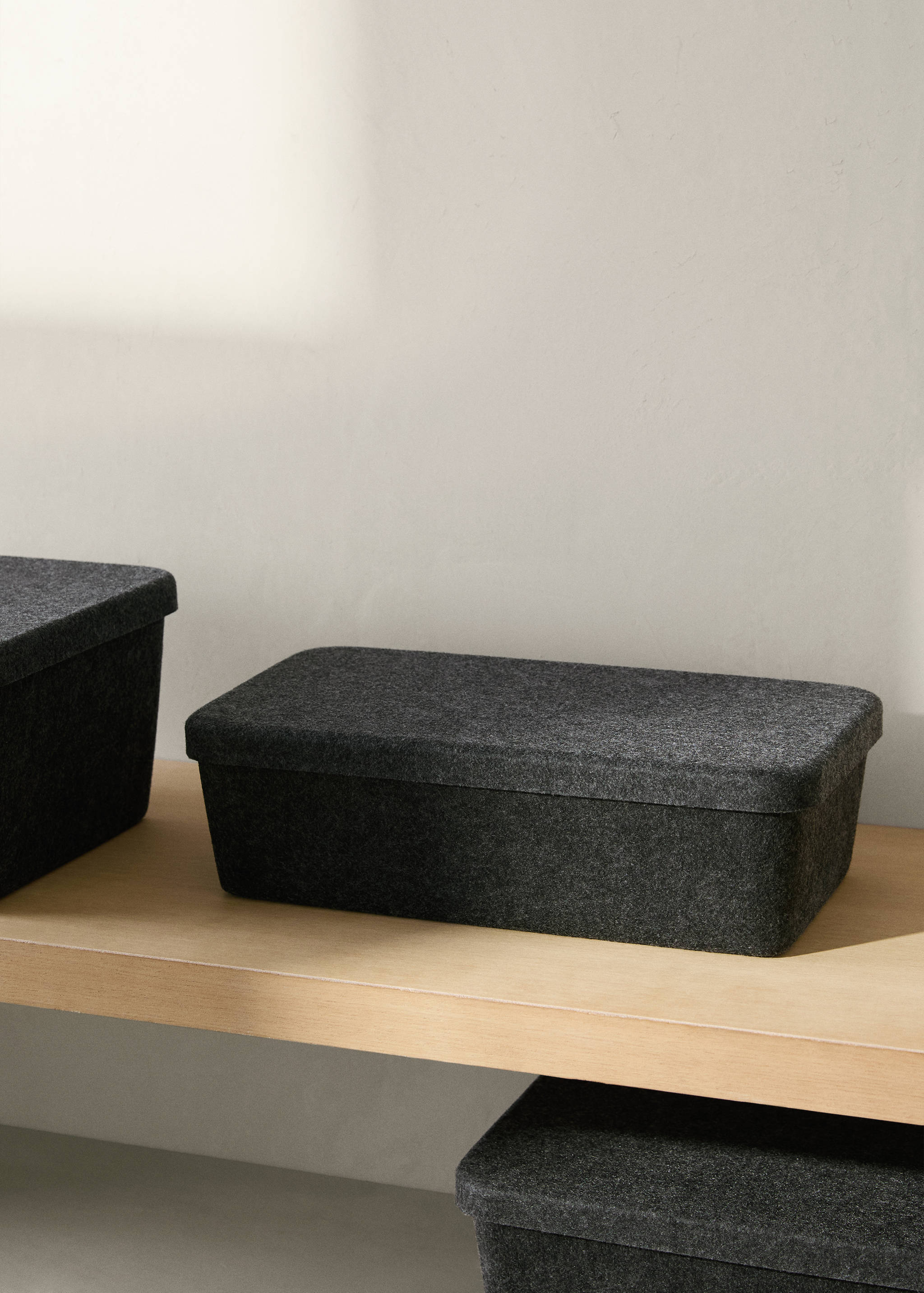 Felt box with lid - General plane