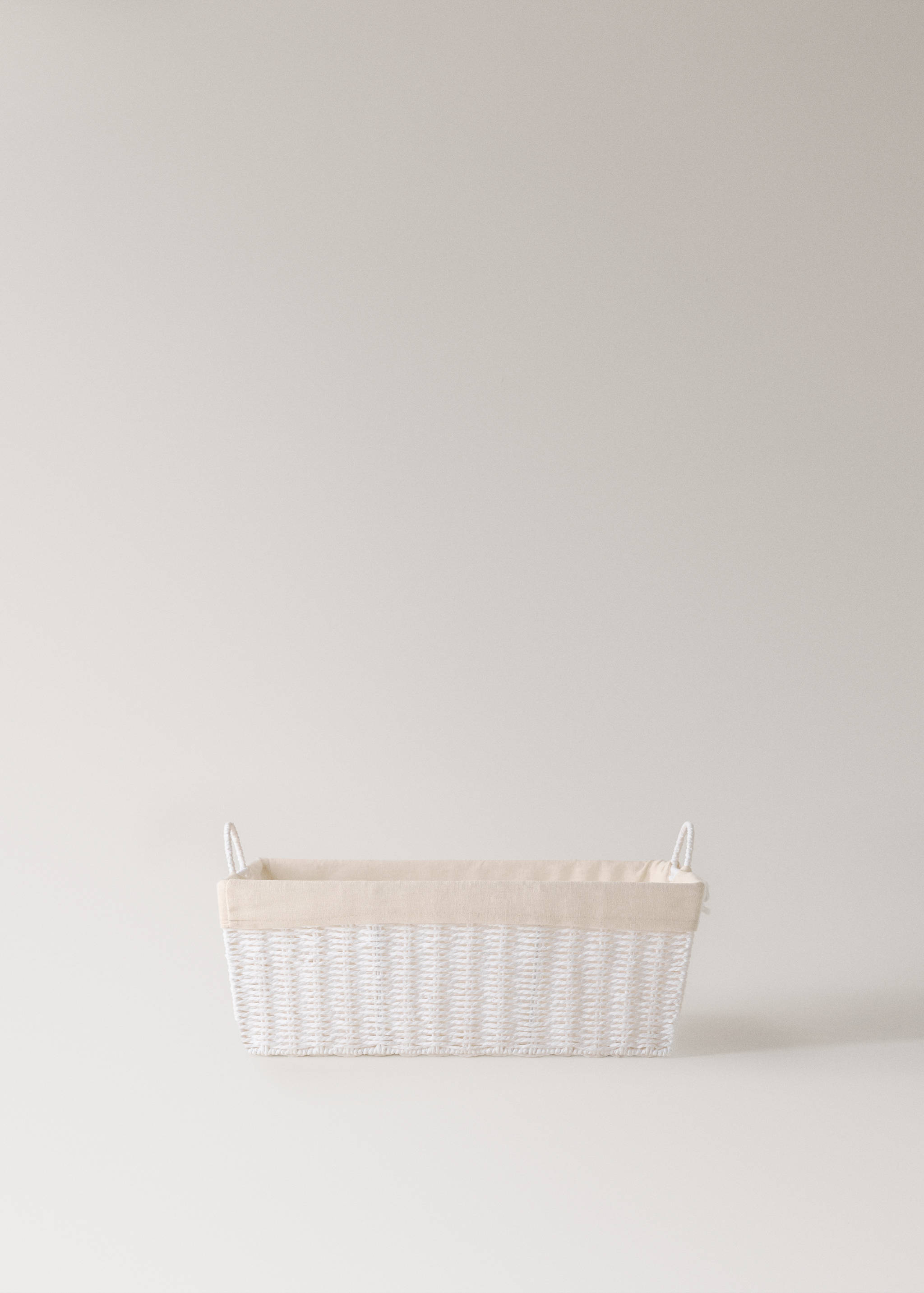 Iron basket with fabric lining - Article without model