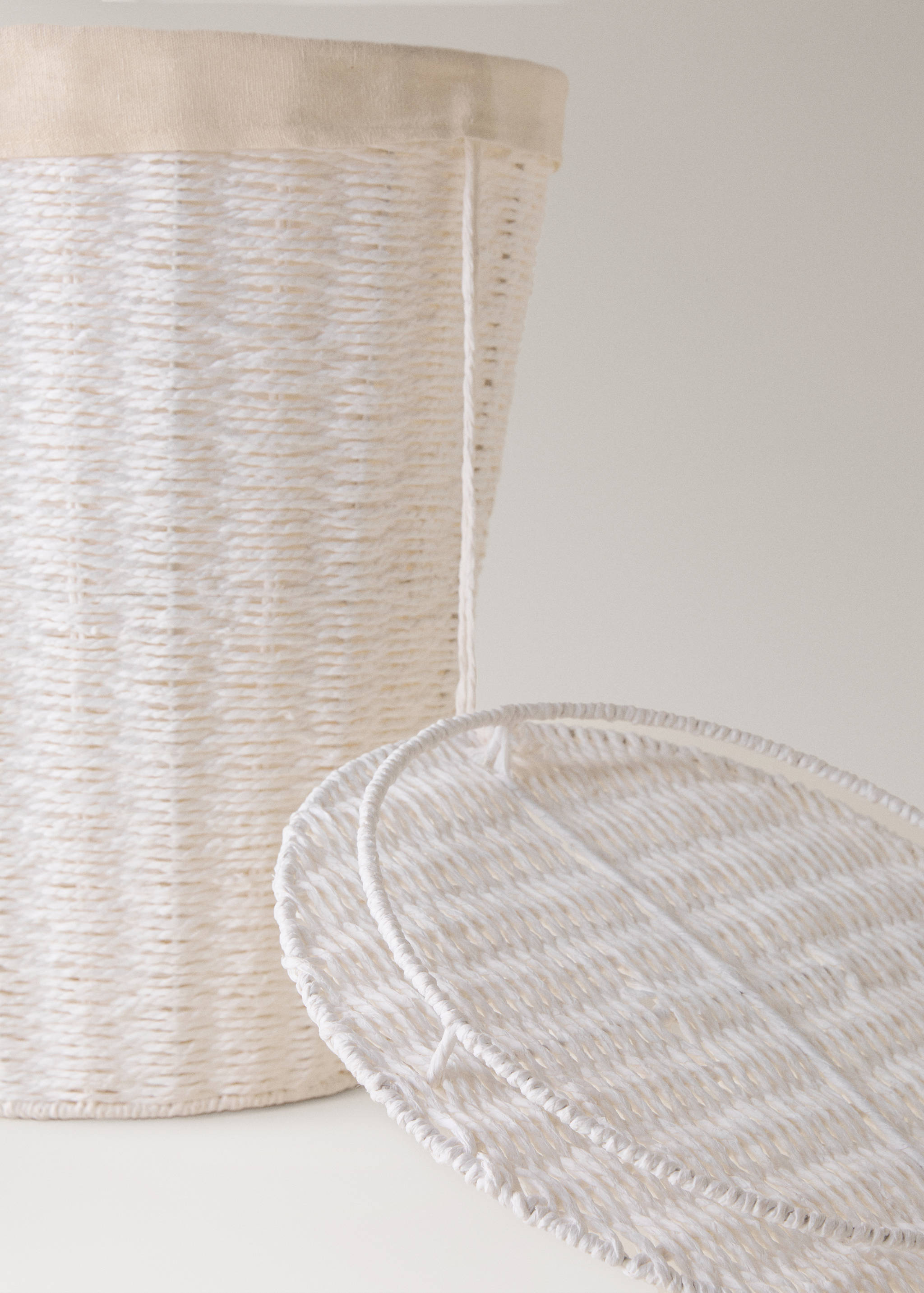 Large round paper clothes basket - Details of the article 2