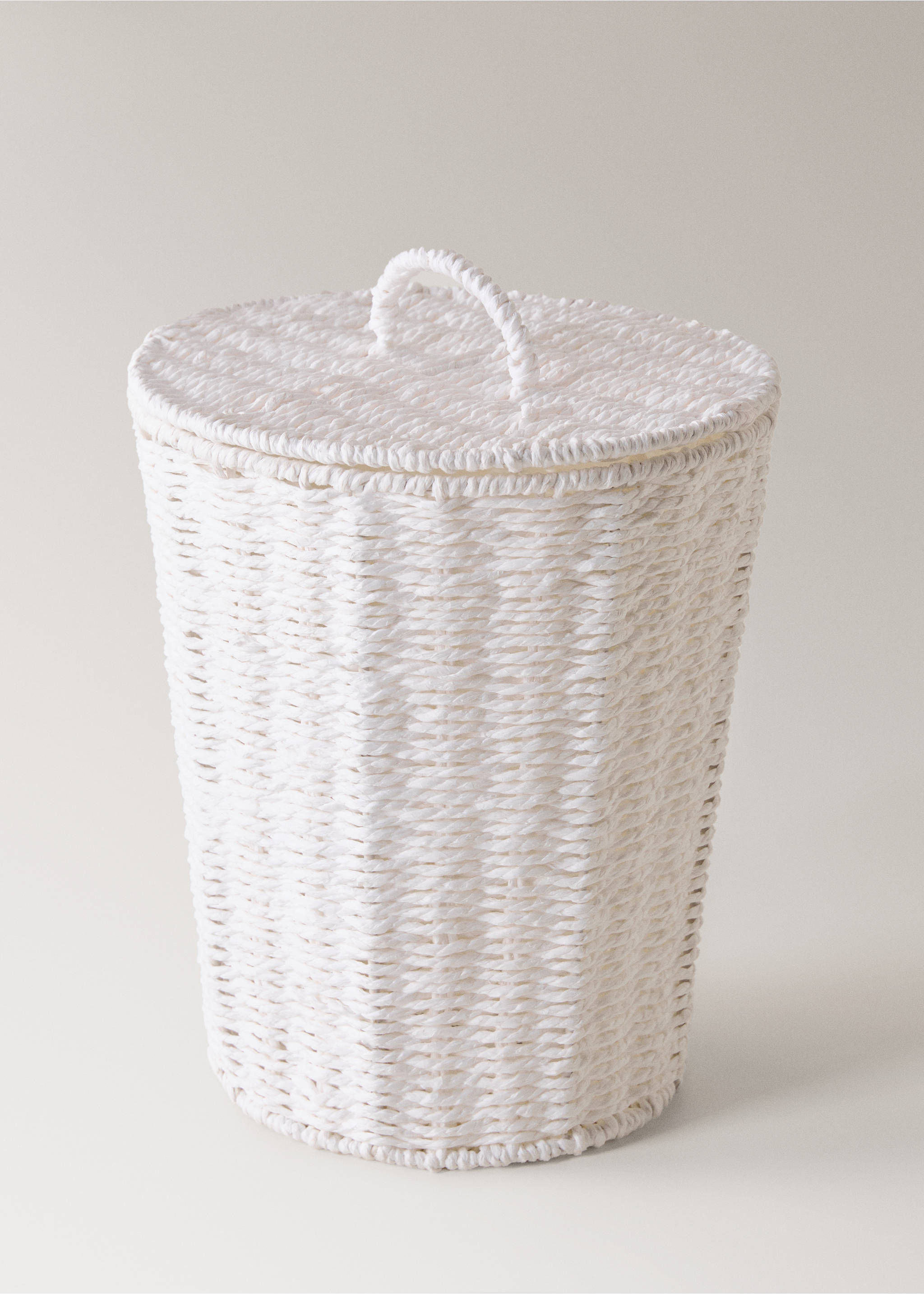 Okrągły kosz - Szczegóły artykułu 1, Biały. Ref: 17001558-00.