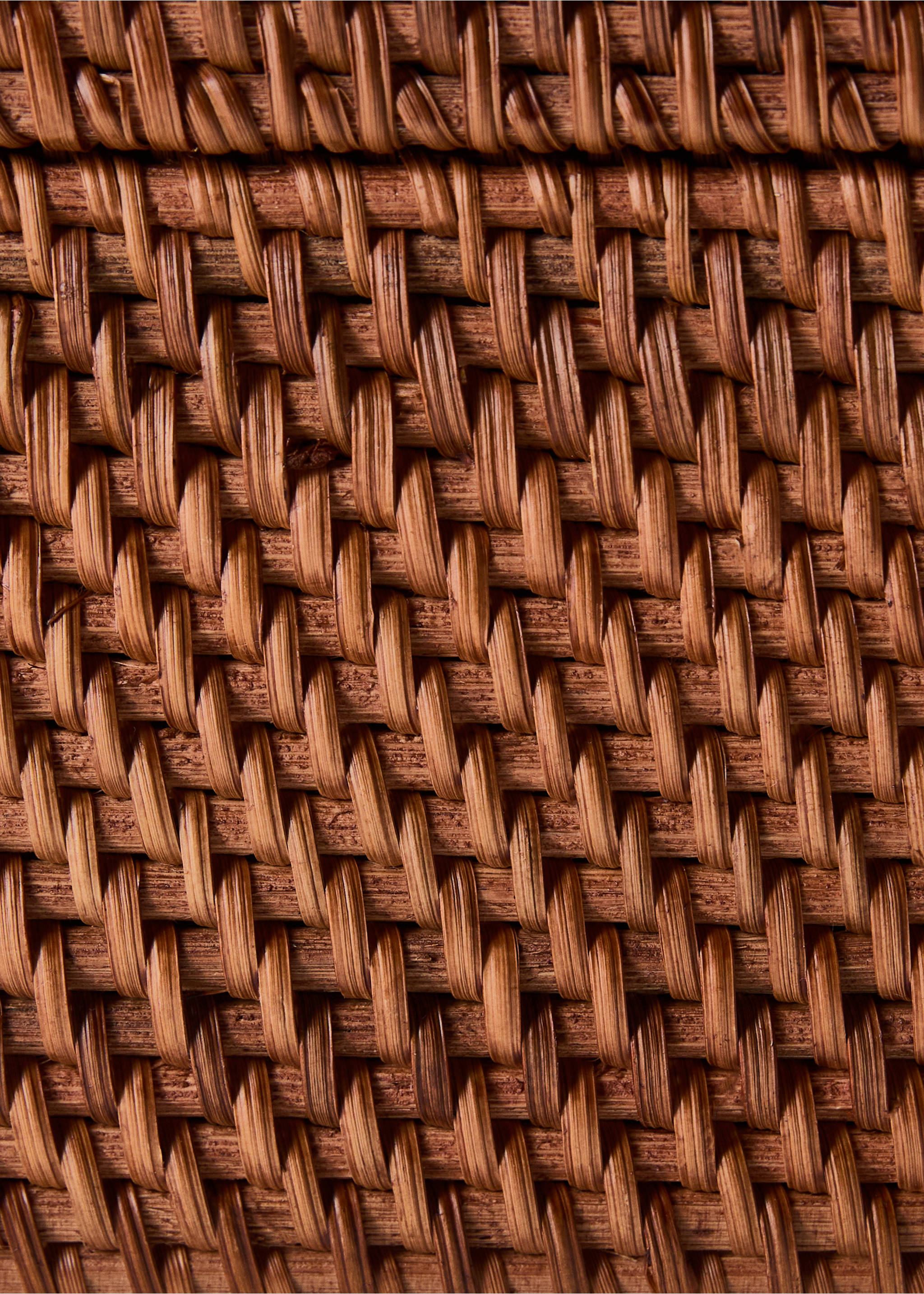 Small thin rattan box - Details of the article 3, Brown. Ref: 17001561-00.