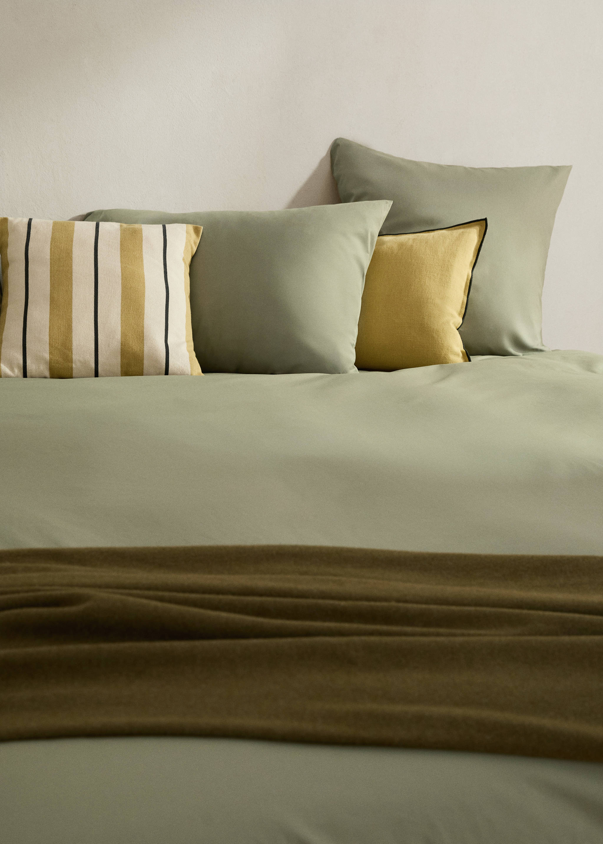 Percale cotton duvet cover Superking bed - Details of the article 7