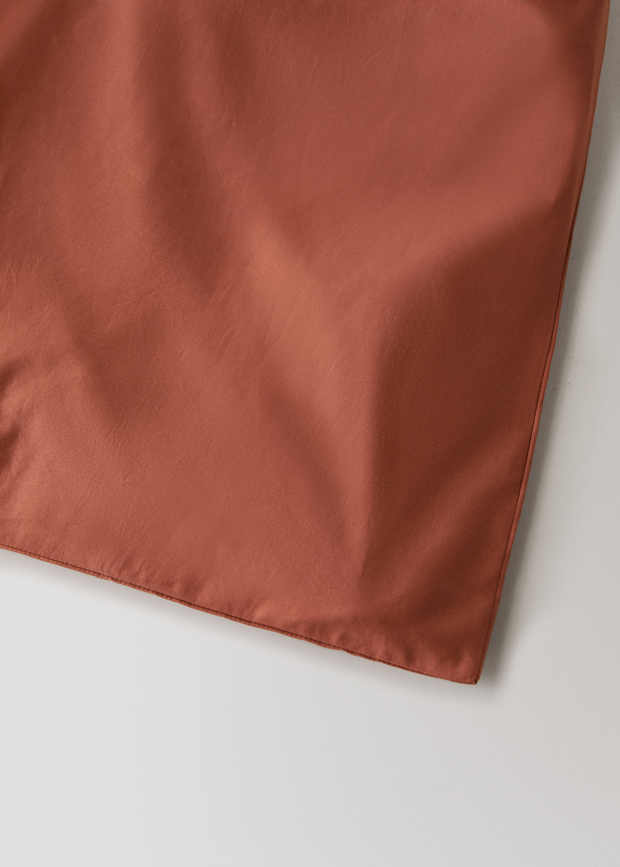 Percale cotton duvet cover Superking bed - Details of the article 3