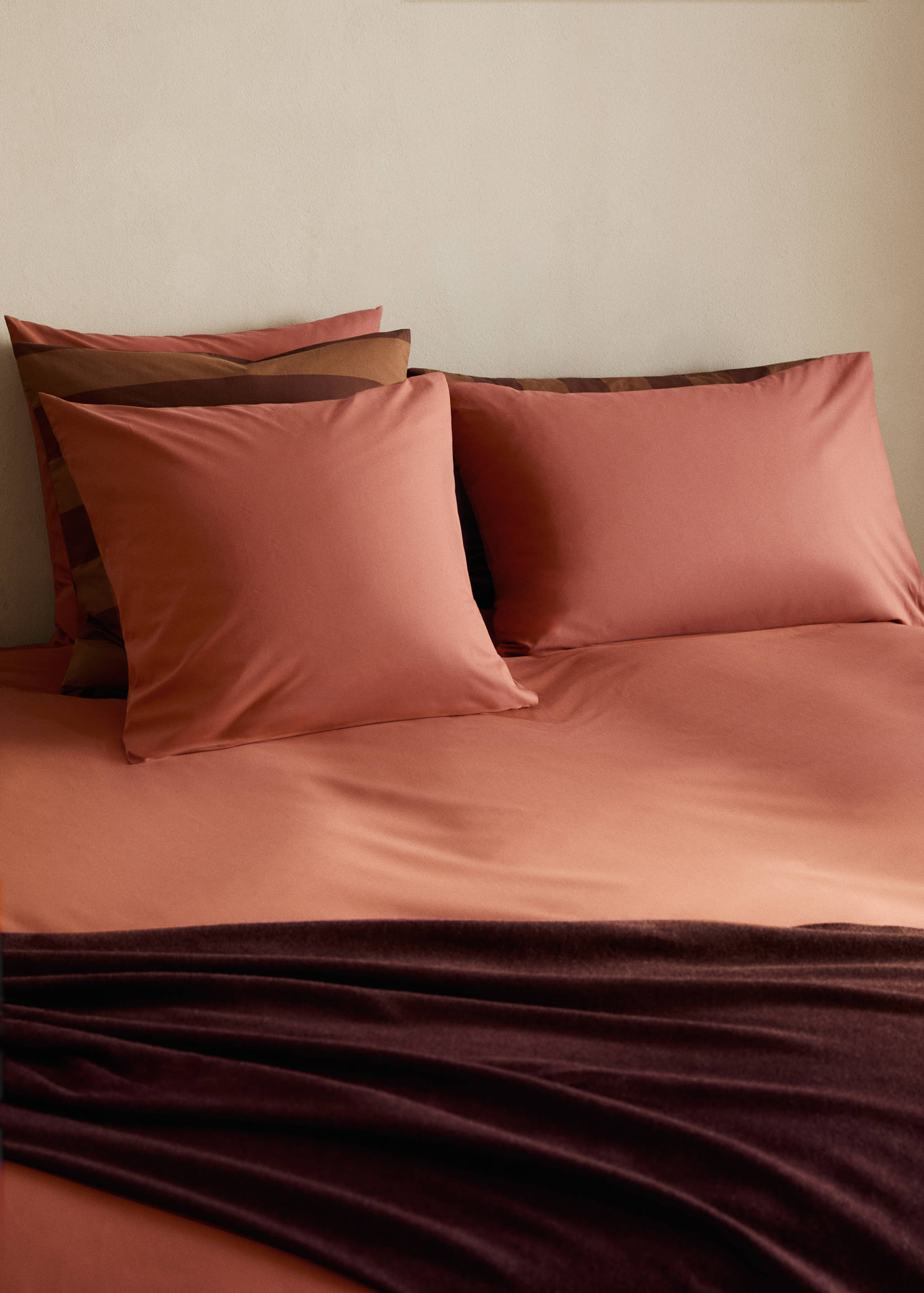 Percale cotton duvet cover Single bed - Details of the article 7