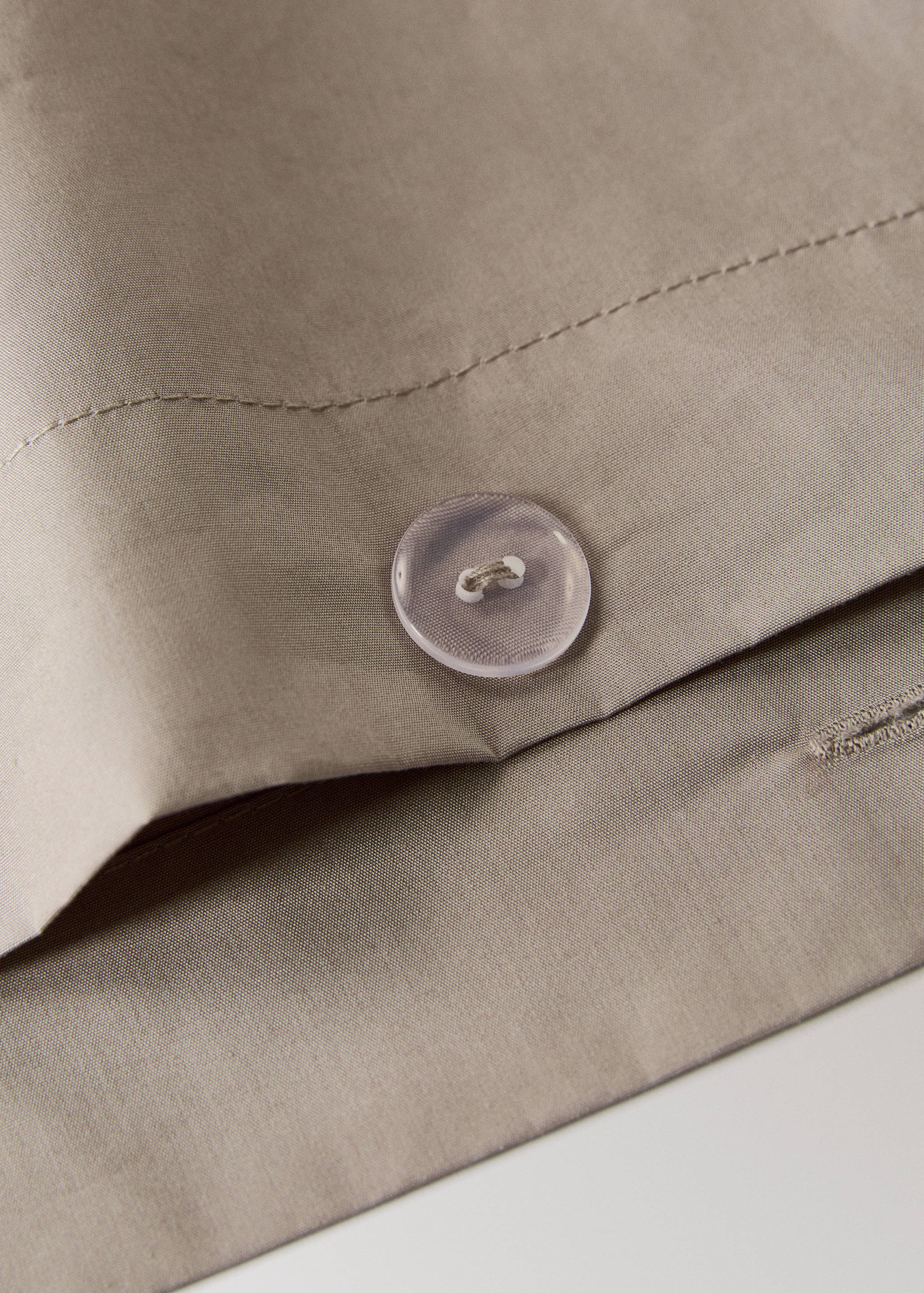 Housse de couette percale de coton 300 fils lit 150/160 cm - Détail de l'article 1