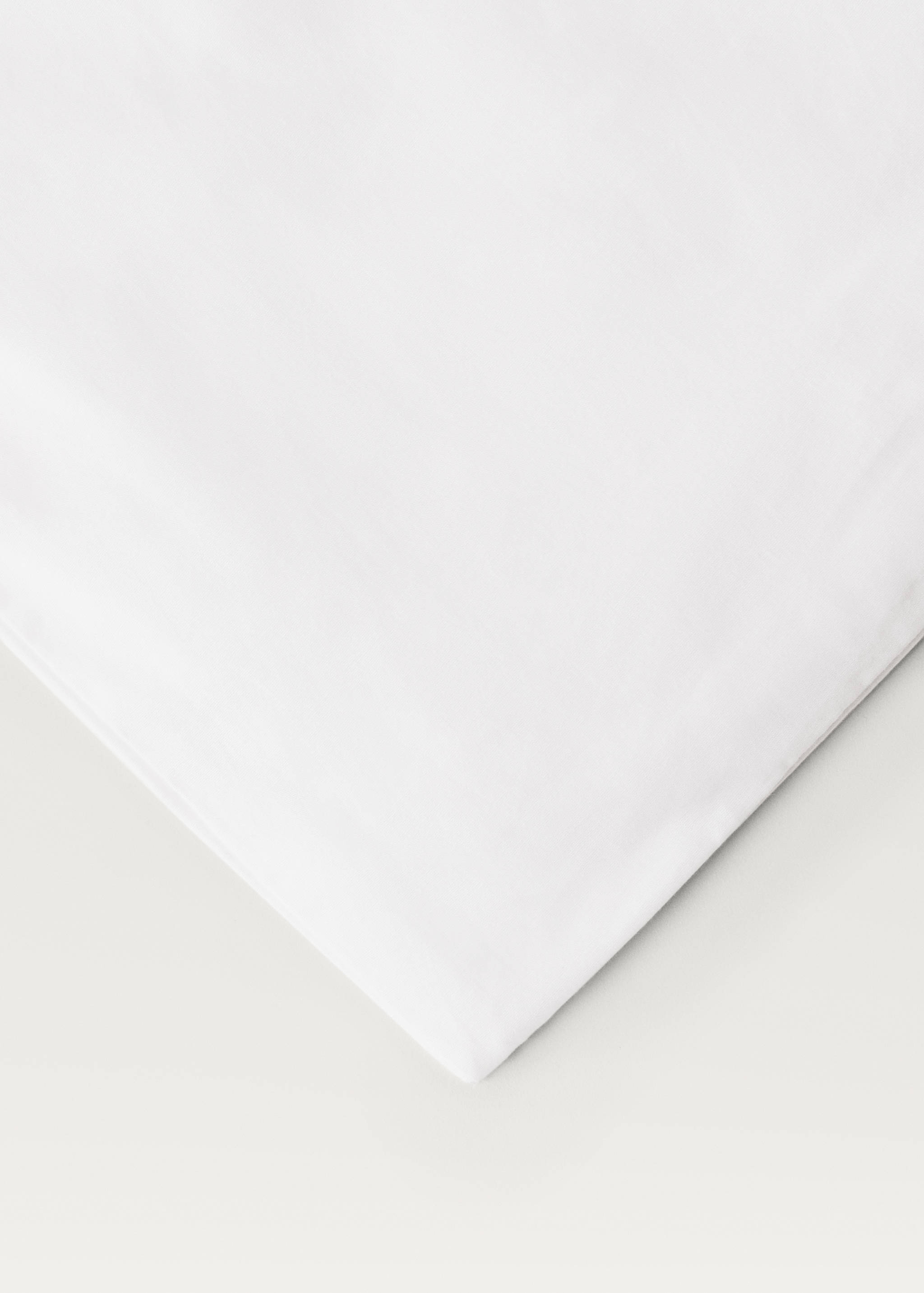 300 threads cotton percale duvet cover Superking bed - Details of the article 3