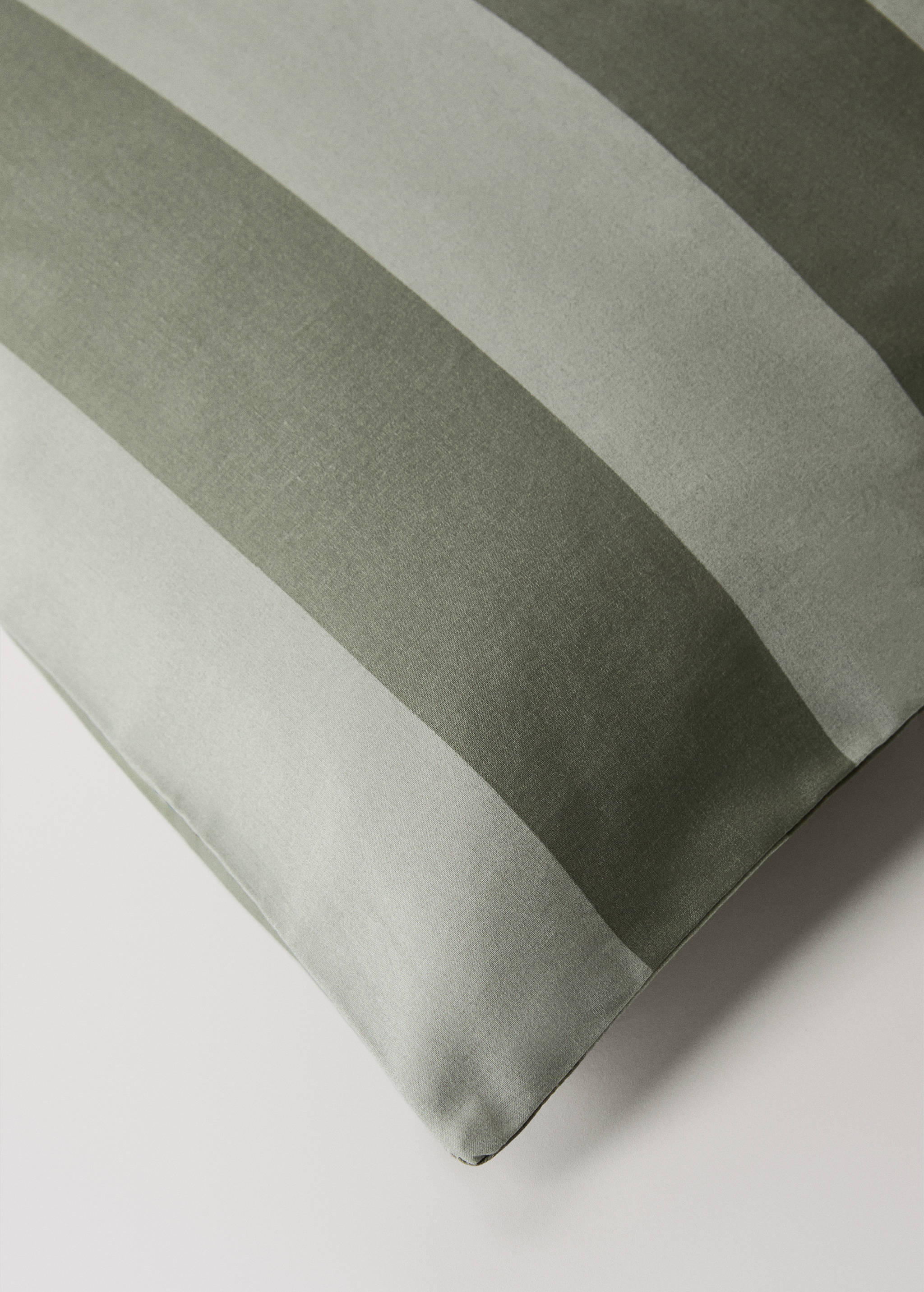 500-thread cotton percale striped duvet cover for 53.15/55.12 in bed - Details of the article 3