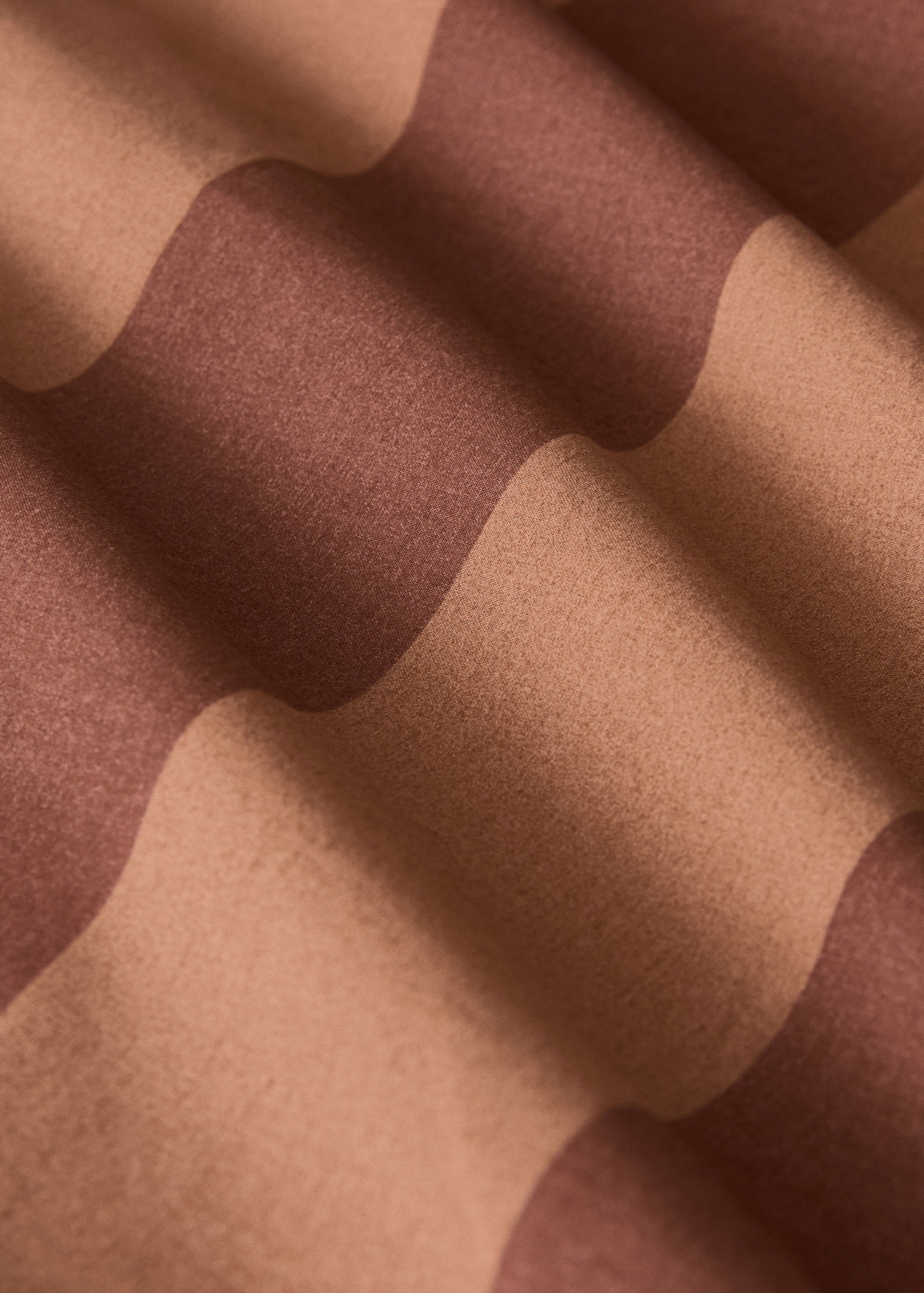 500-thread cotton percale striped duvet cover for 150/160 cm bed - Details of the article 1