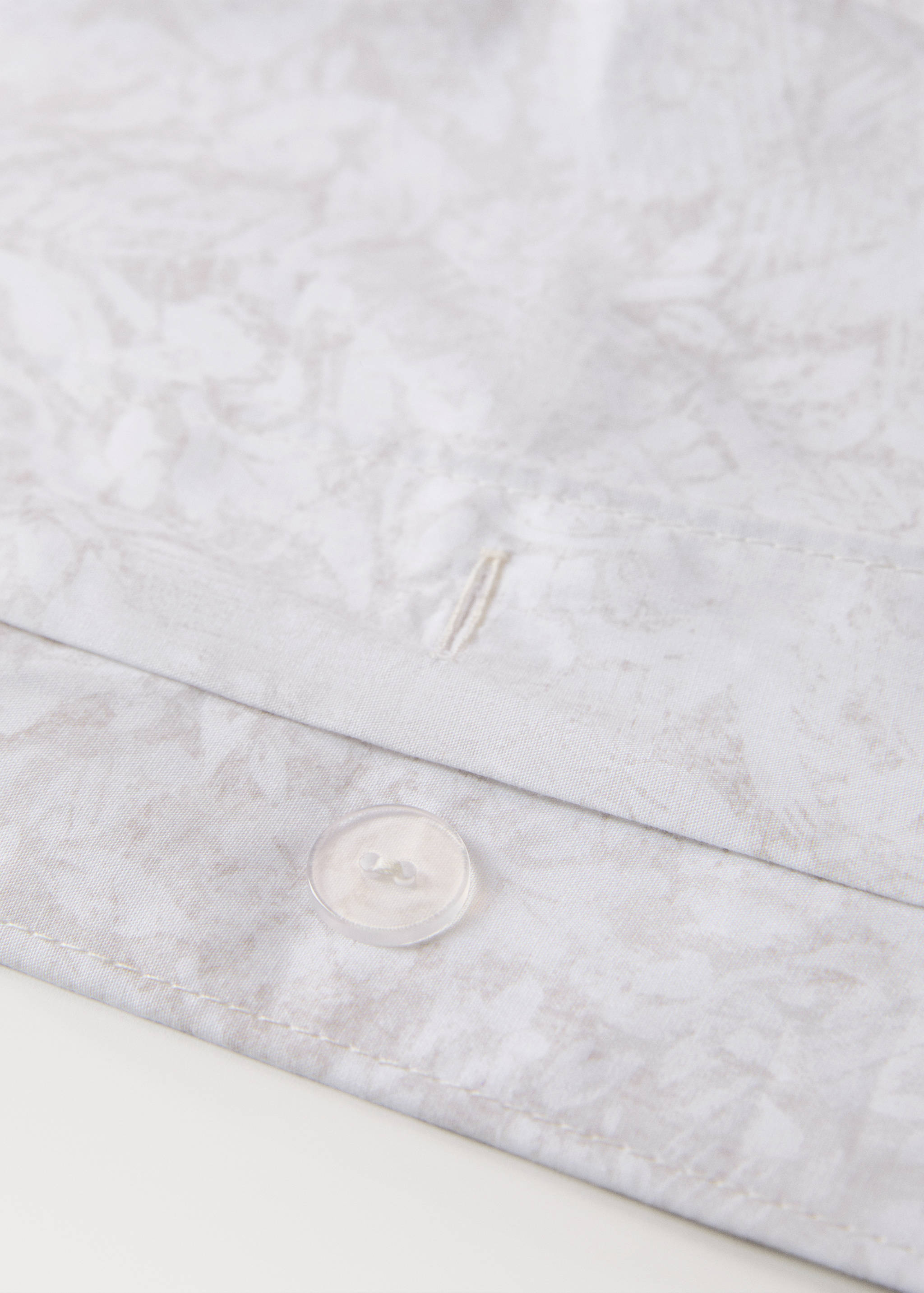 Funda nórdica algodón percal estampado flor difuminada cama 90 cm - Detalle del artículo 1