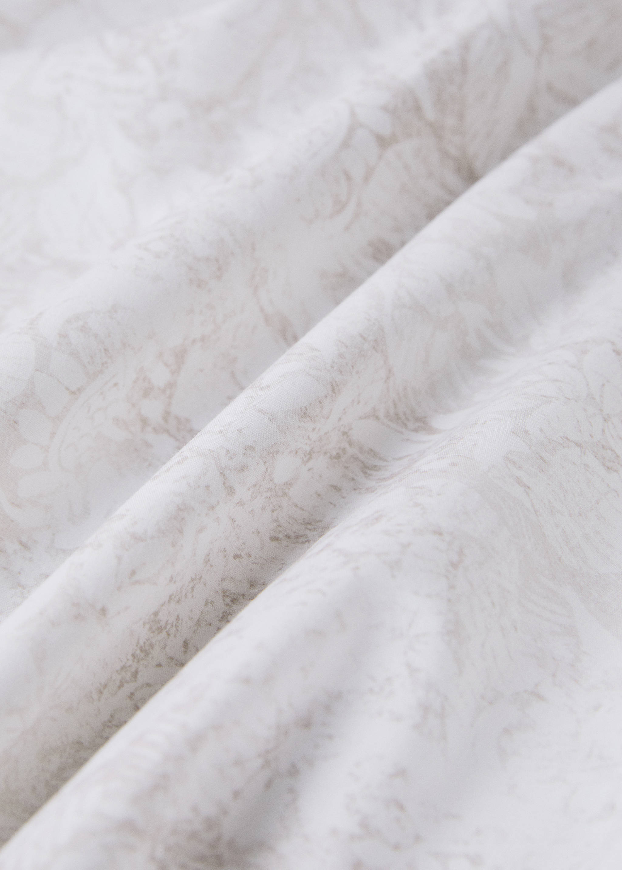 Funda nórdica algodón percal estampado flor difuminada cama 90 cm - Detalle del artículo 2