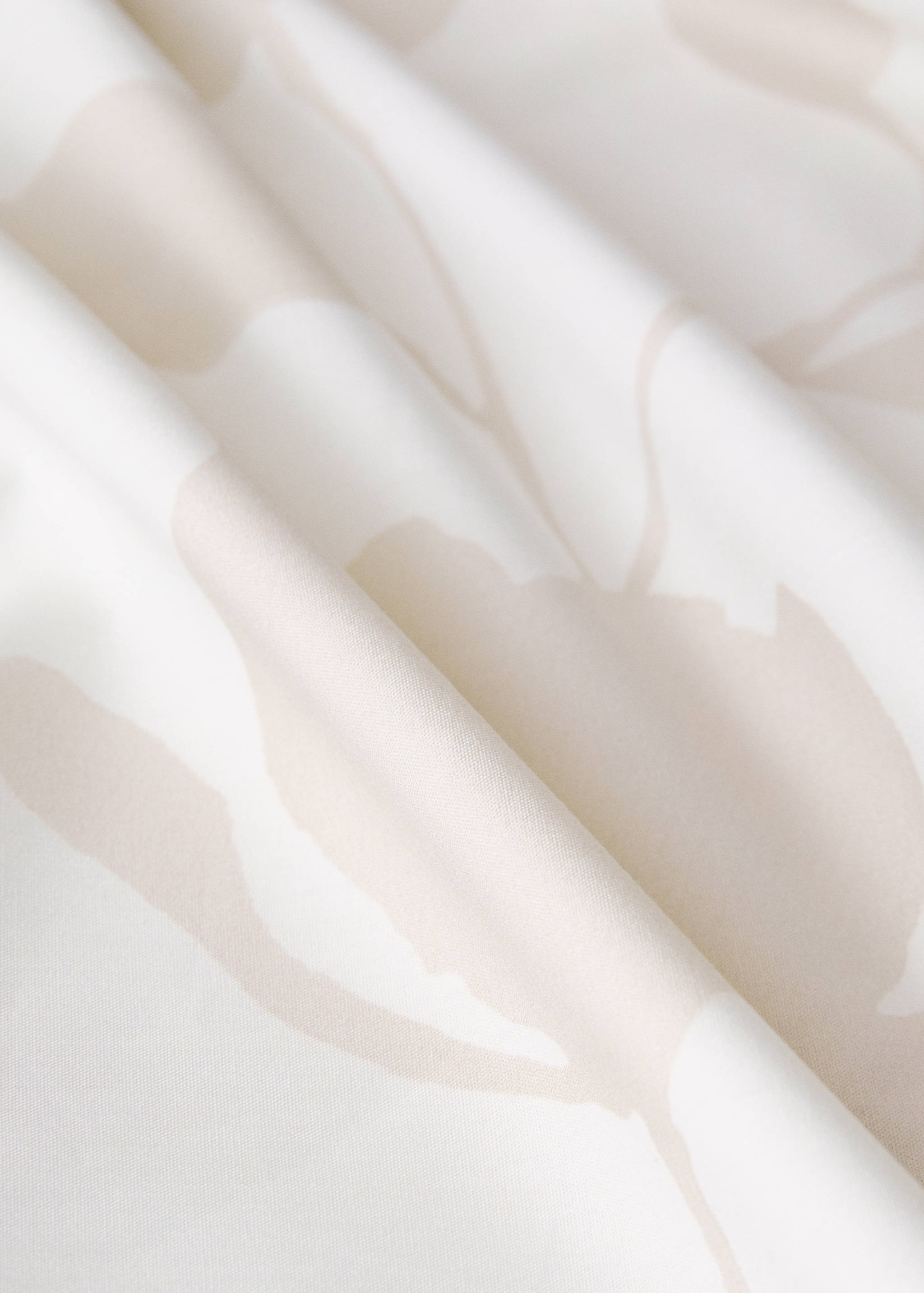 200-thread count percale cotton floral-print duvet cover for 180/200 cm bed - Details of the article 2