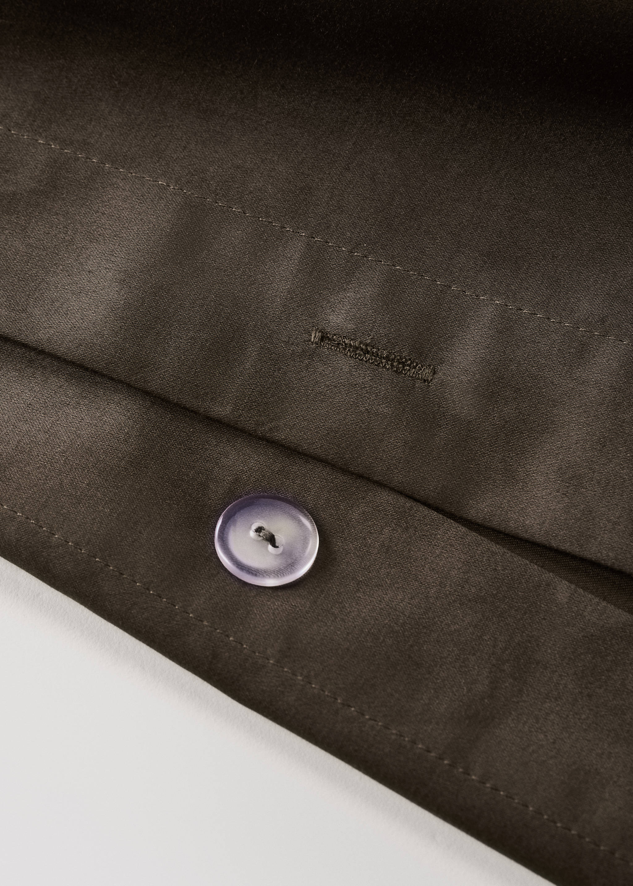 600-thread satin cotton duvet cover for 200 cm bed - Details of the article 2