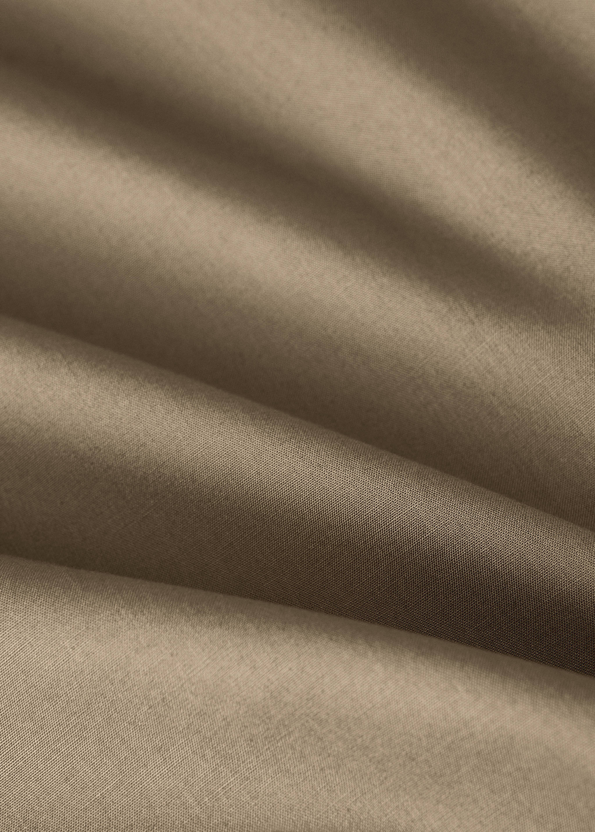 Wendbarer Bettbezug aus Baumwoll-Perkal mit Kontrastpaspel, 90 cm Bett - Detail des Artikels 2