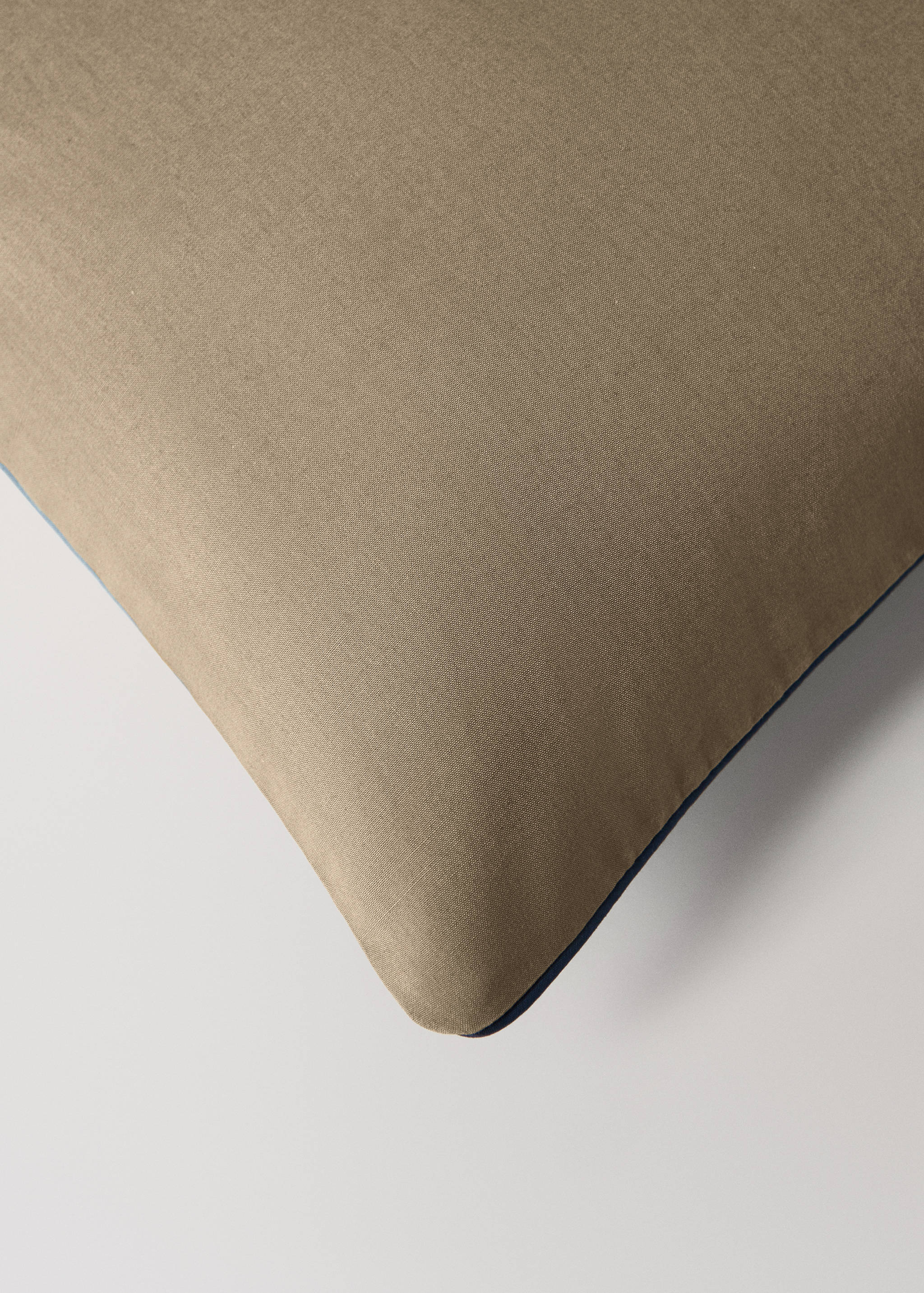 Wendbarer Bettbezug aus Baumwoll-Perkal mit Kontrastpaspel, 90 cm Bett - Detail des Artikels 3