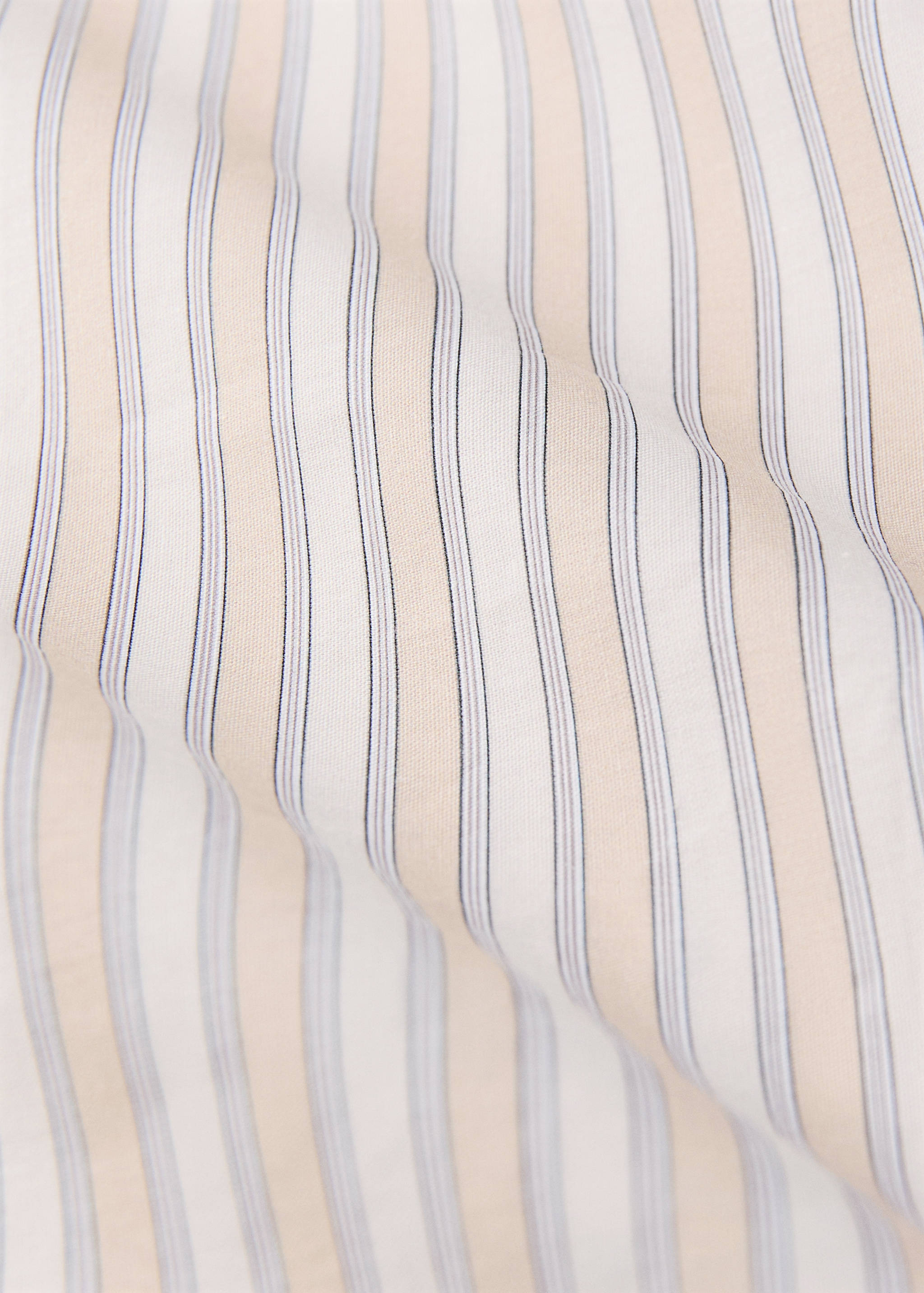 Children's percale cotton duvet cover with fine stripe print for 90 cm bed - Details of the article 2