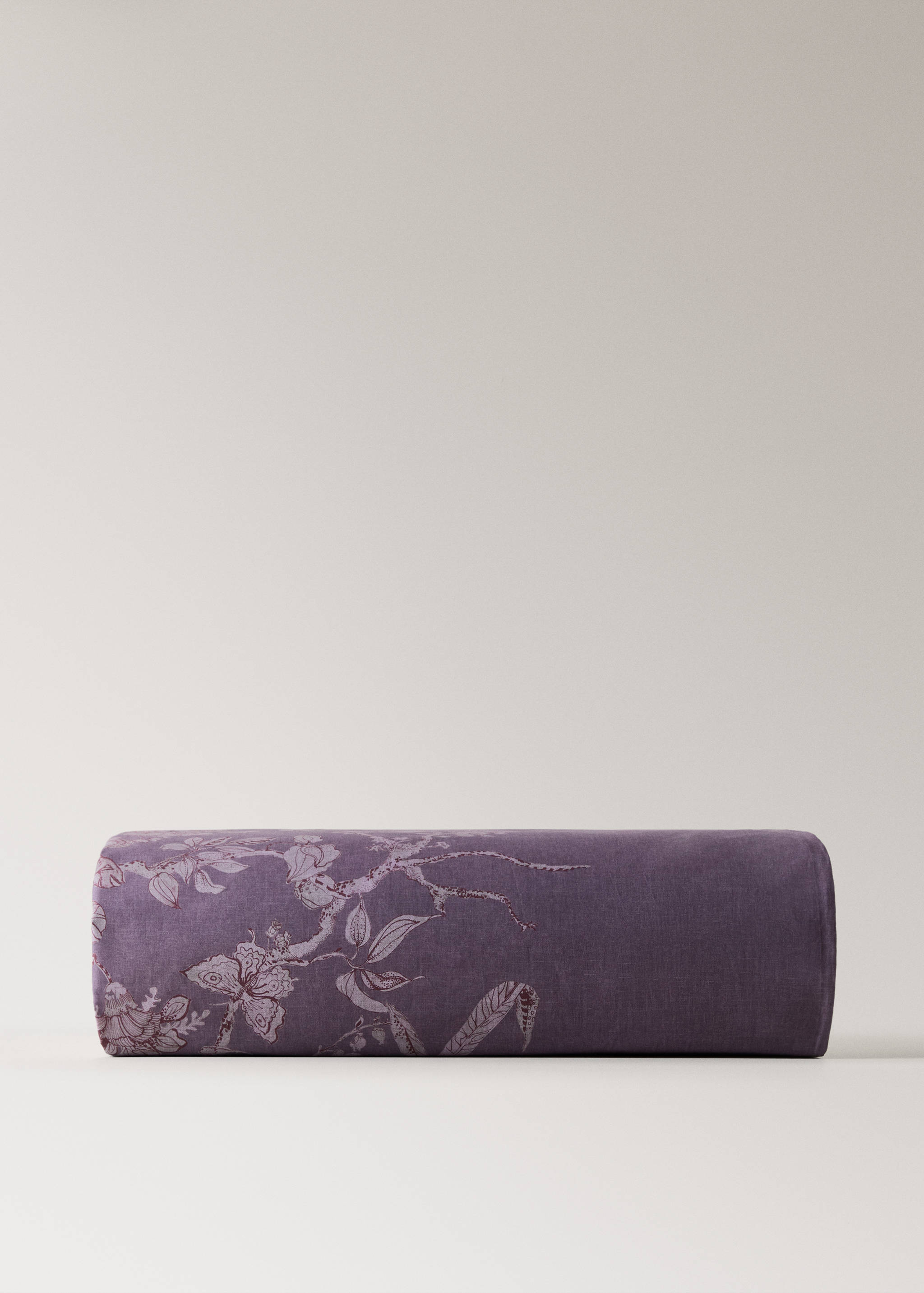 Percale cotton floral-print duvet cover for 150/160 cm bed - Article without model