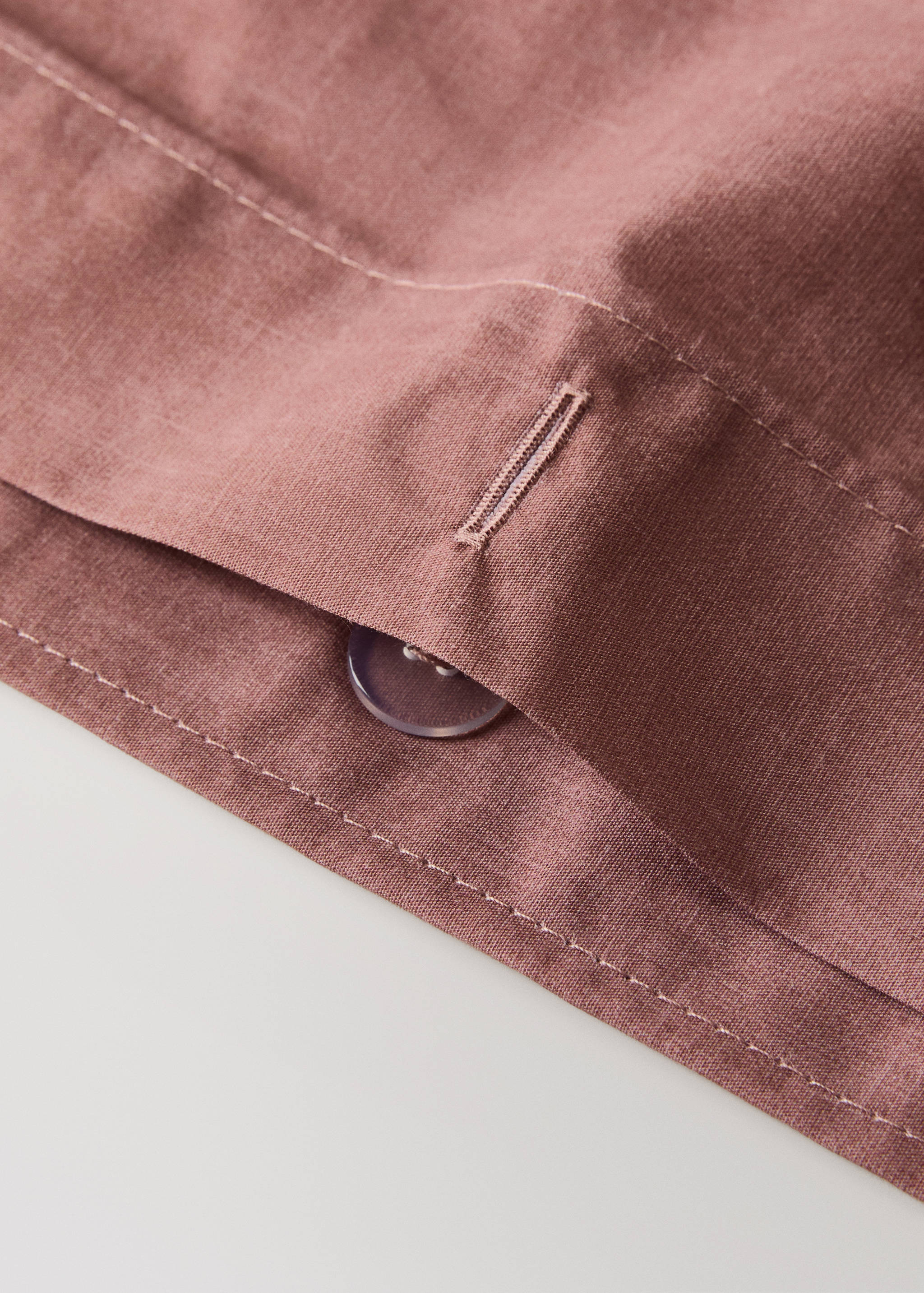 Percale cotton floral-print duvet cover for 180/200 cm bed - Details of the article 1