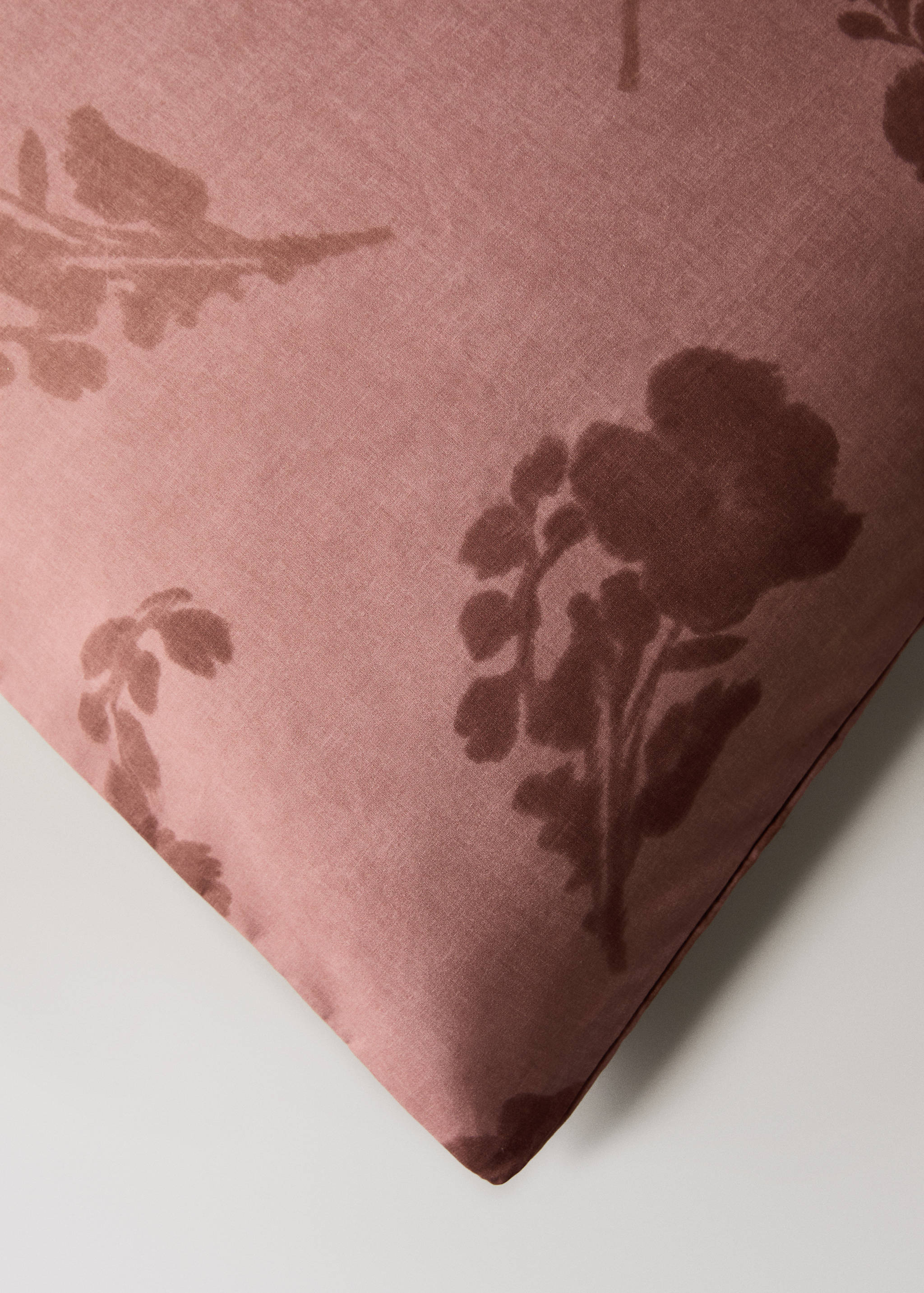200-thread count percale cotton duvet cover with blurred floral print for 135/140 cm bed - Details of the article 3